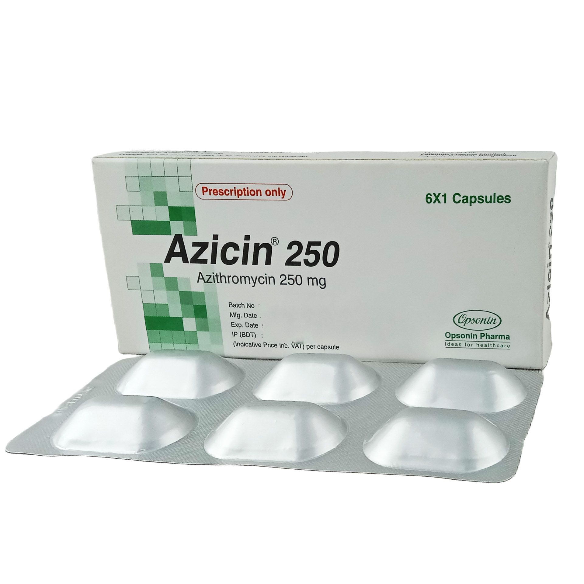 Azicin 250mg capsule