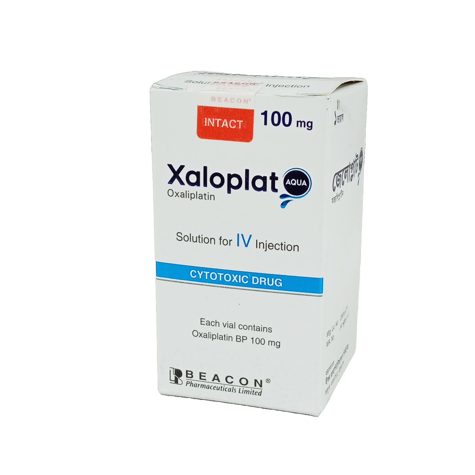 Xaloplat 100mg/vial Infusion