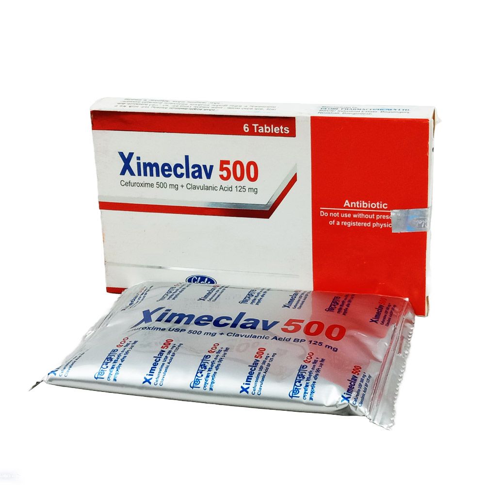 Ximeclav 500mg+125mg Tablet
