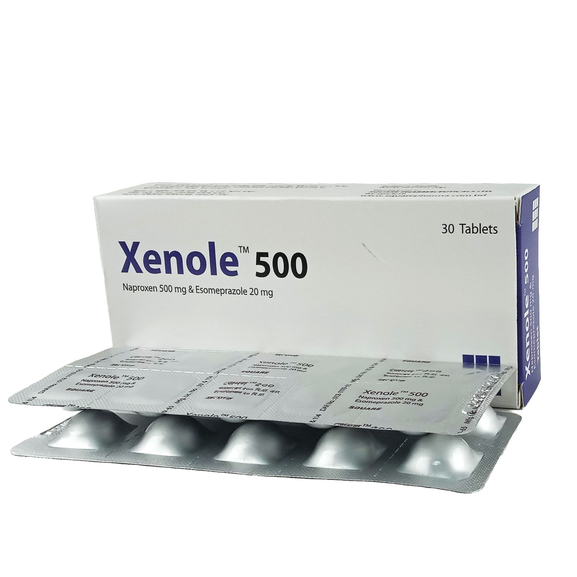 Xenole 500 20mg+500mg Tablet