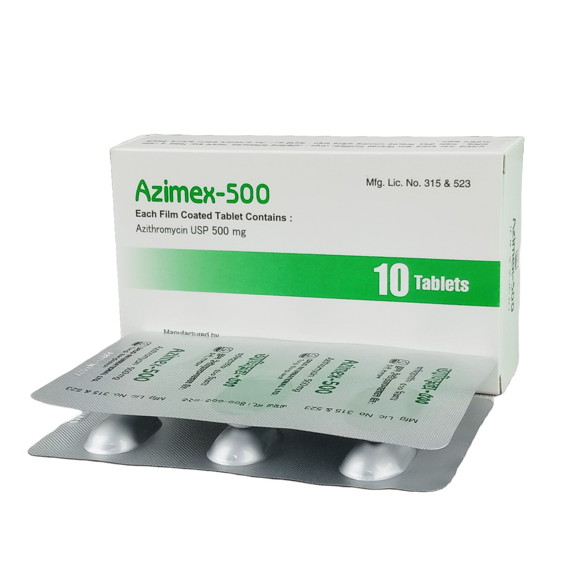 Azimex 500mg Tablet