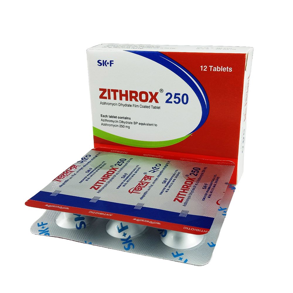 Zithrox 250mg Tablet