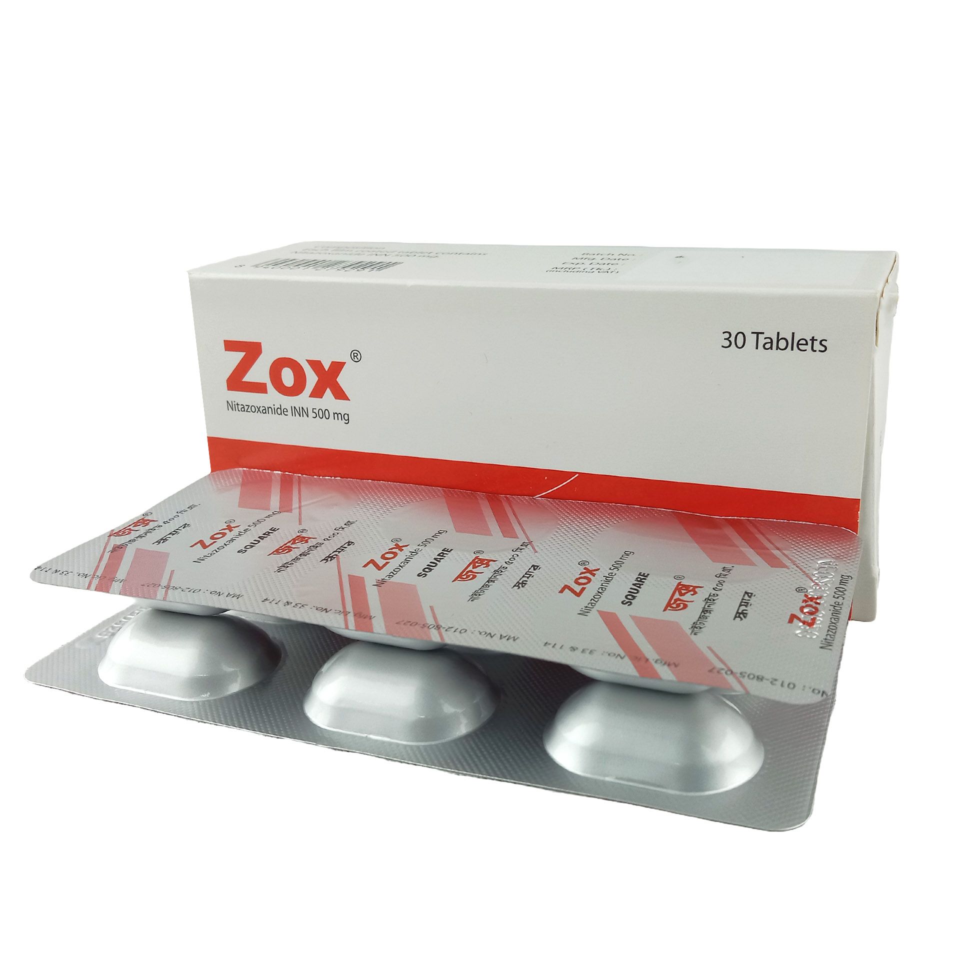 Zox 500mg Tablet