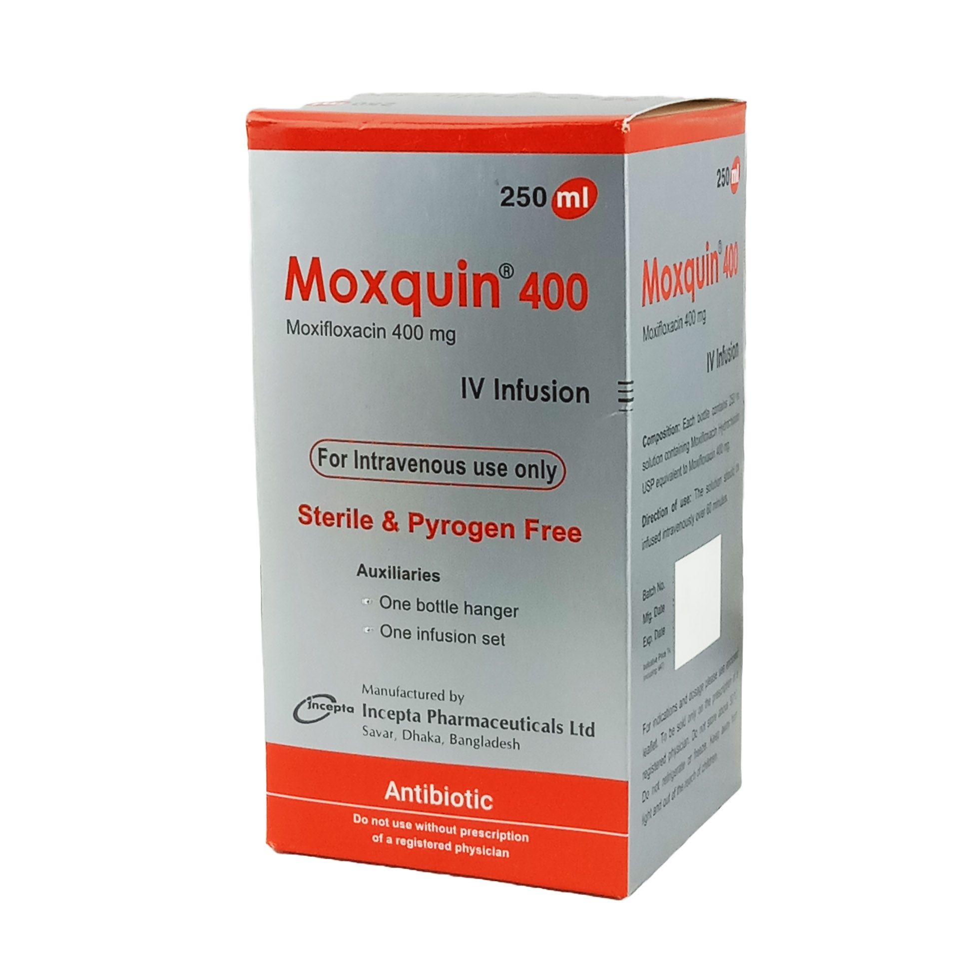 Moxquin 400 IV 0.16% Infusion
