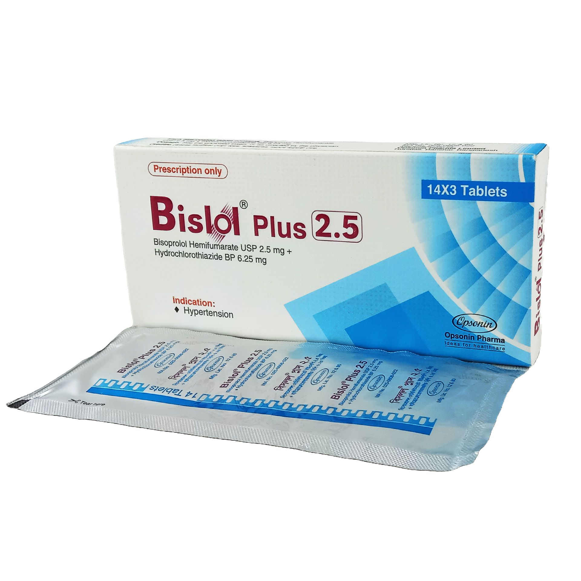 Bislol Plus 2.5 2.5mg+6.25mg Tablet