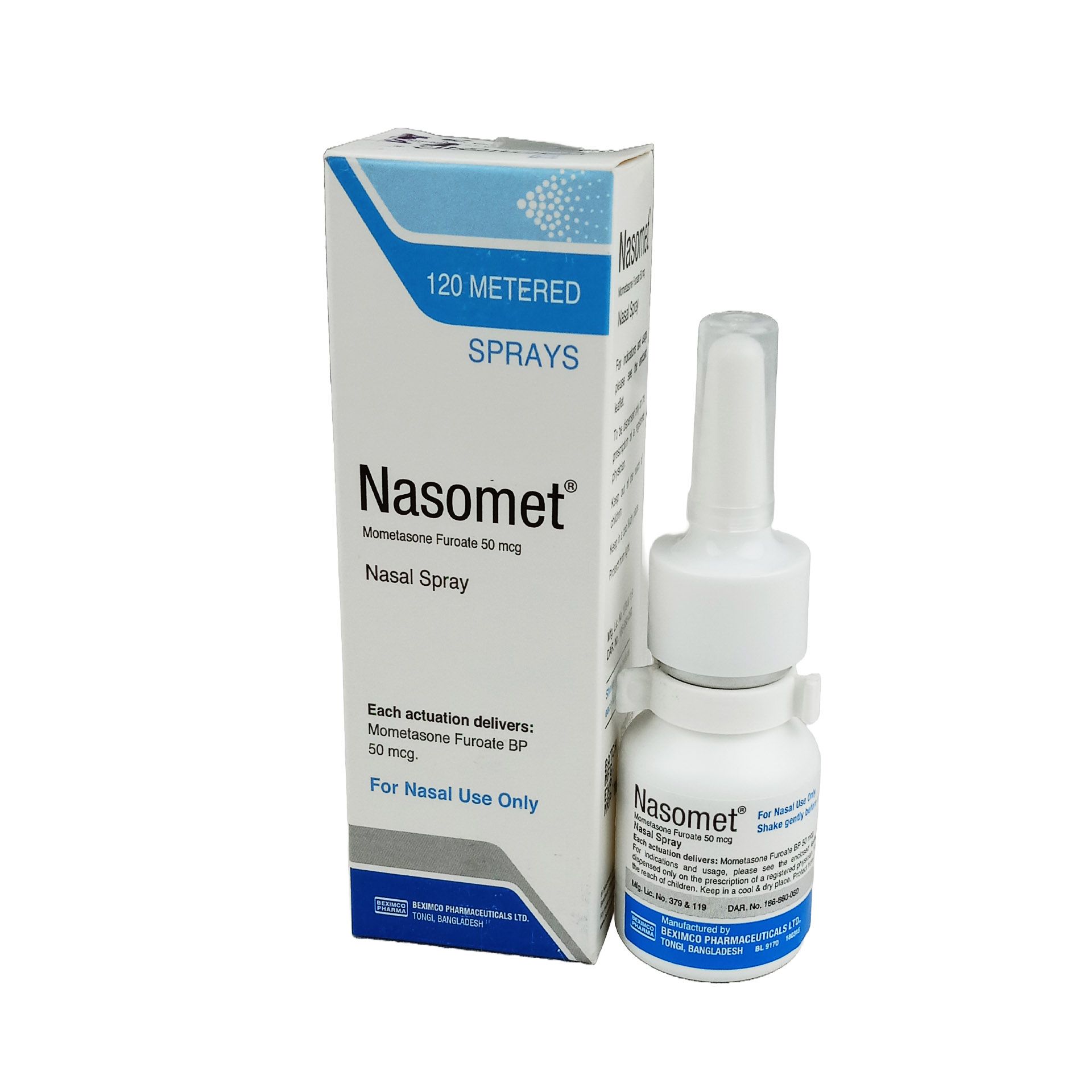 Nasomet Nasal Spray 50mcg/Spray Nasal Spray