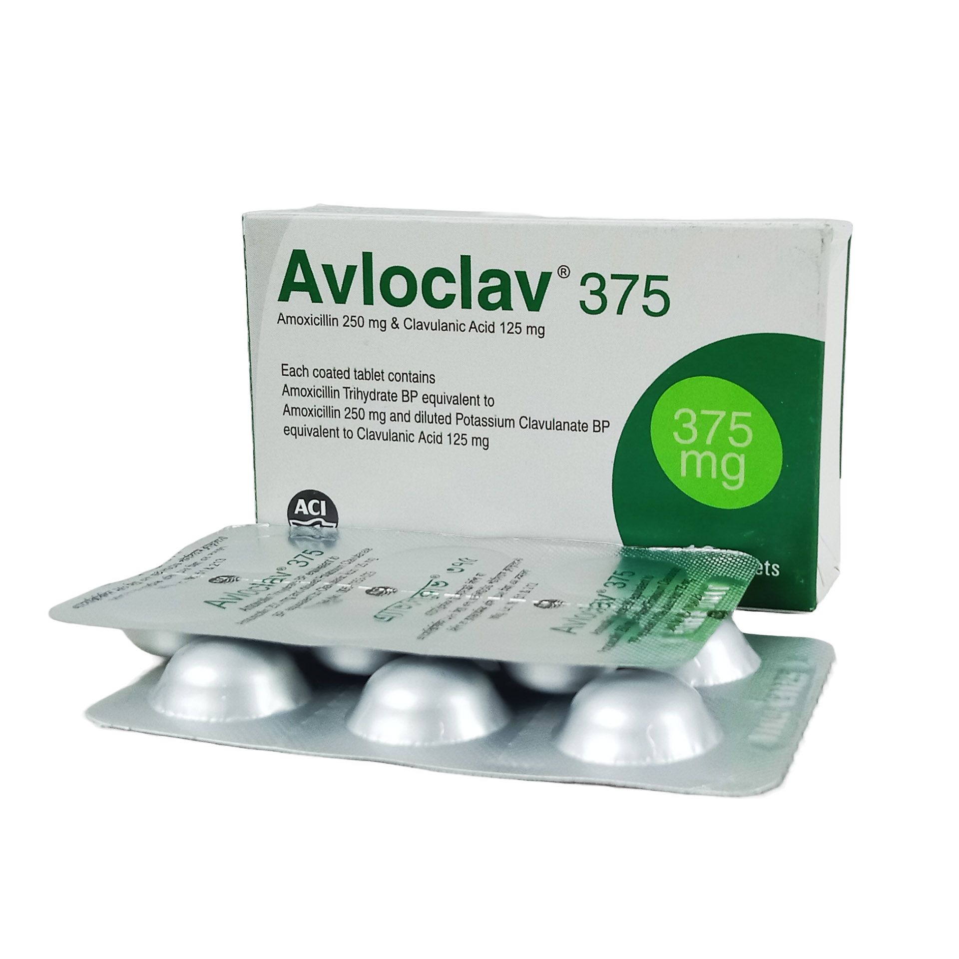 Avloclav 375 250mg+125mg Tablet