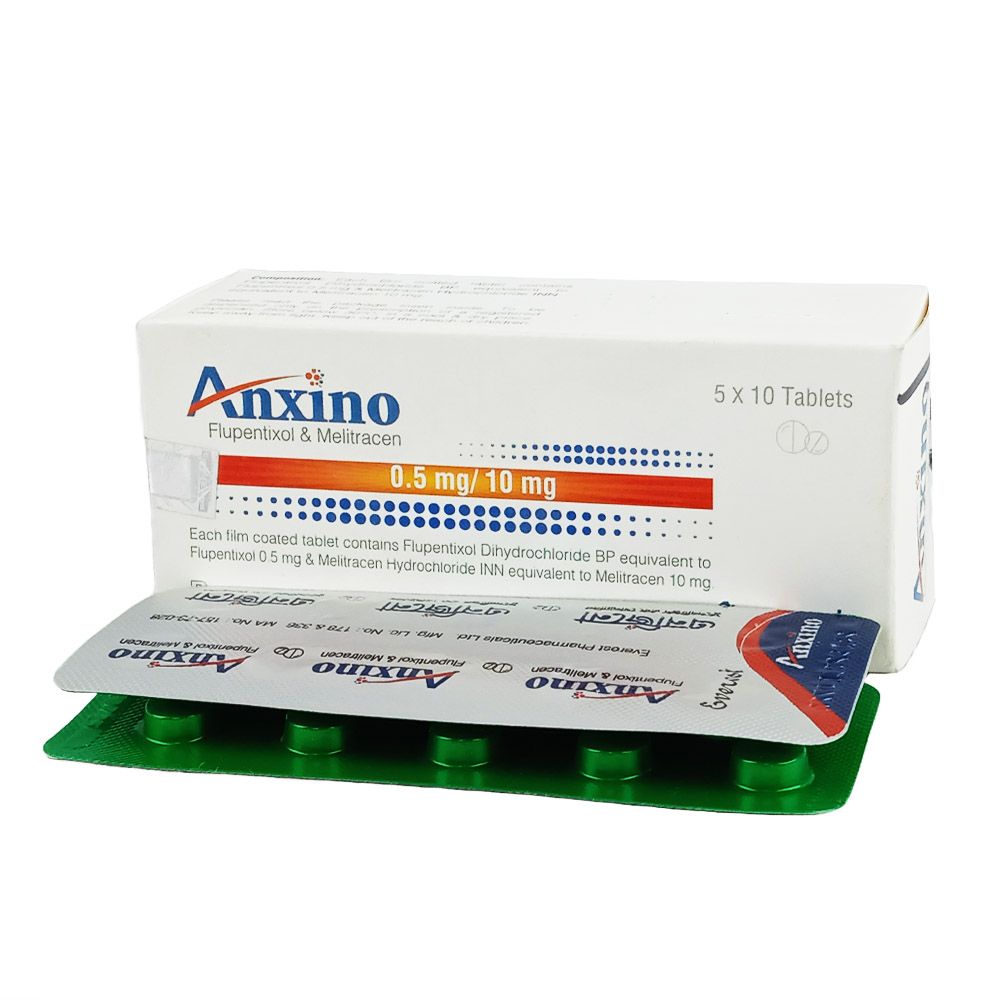 Anxino 500mcg+10mg Tablet