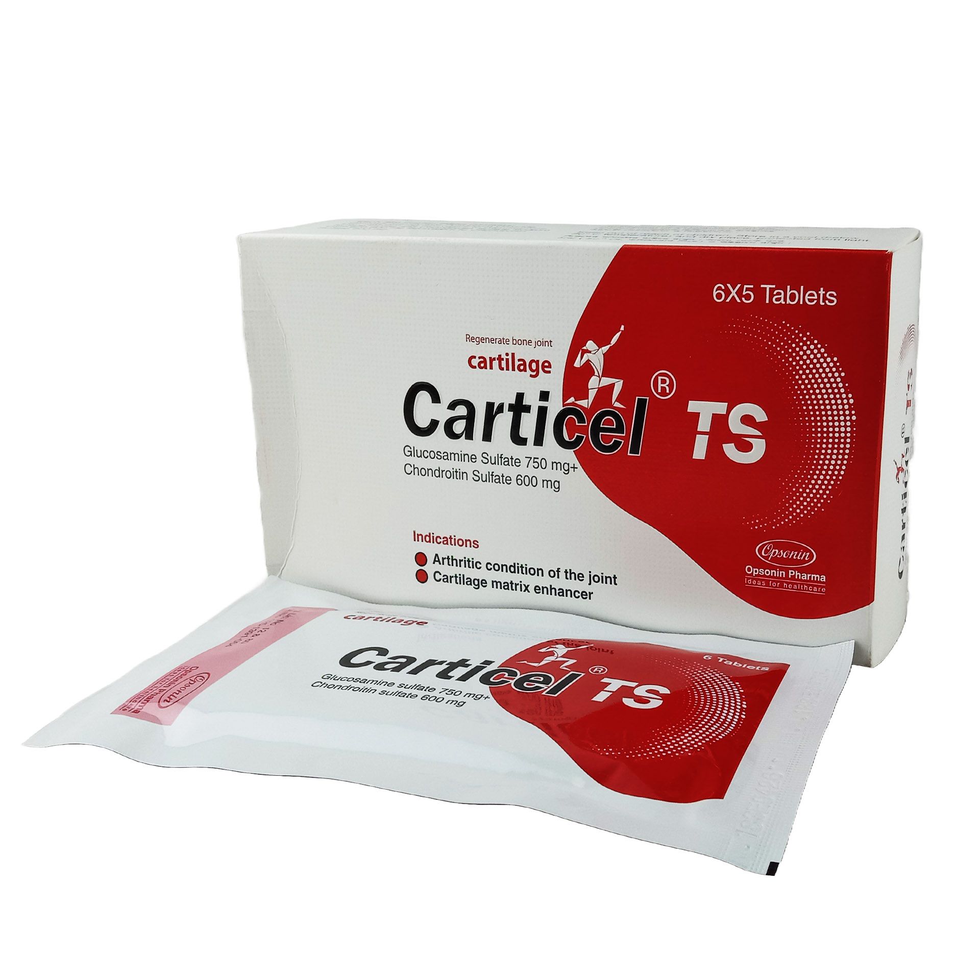 Carticel TS 600mg+750mg Tablet