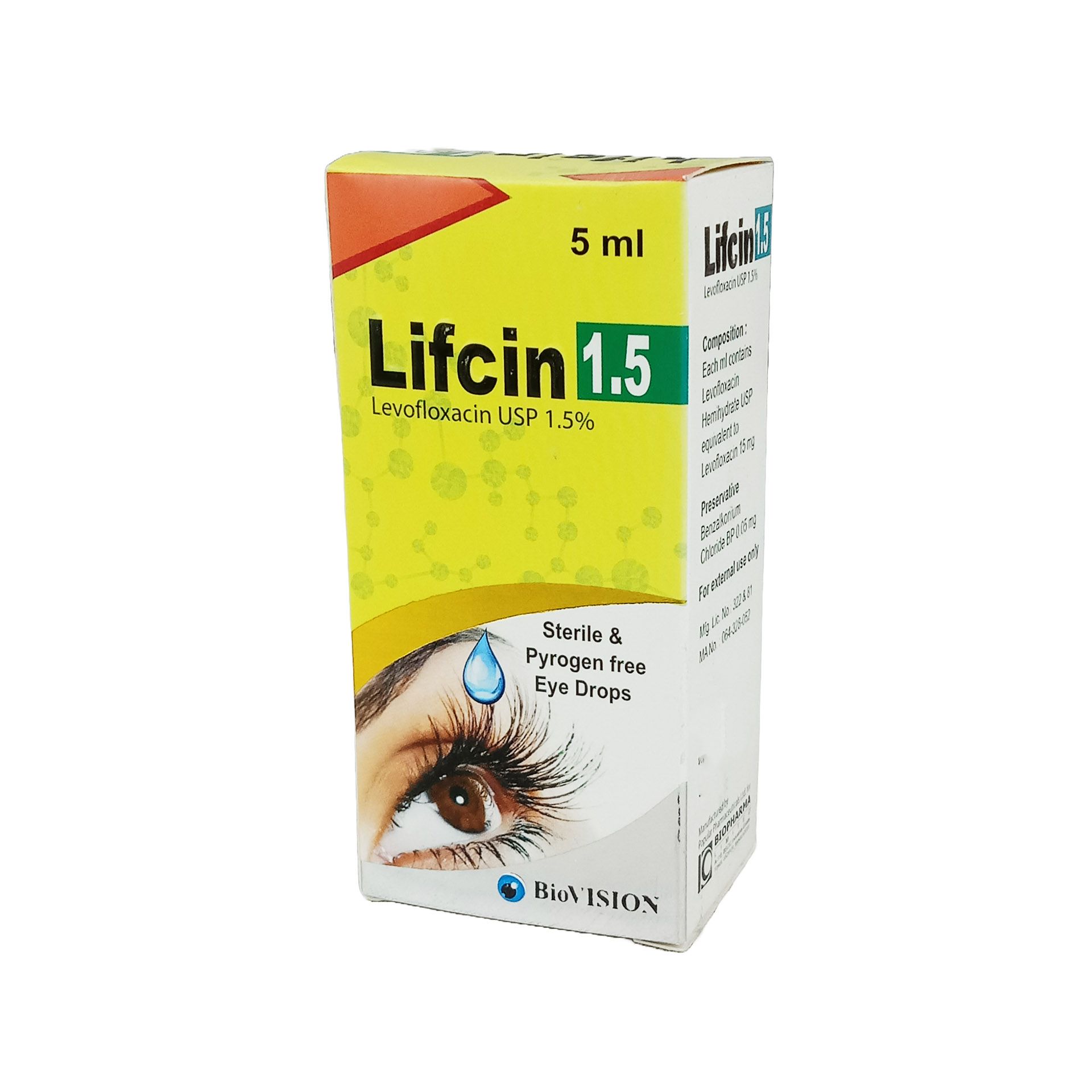 Lifcin 1.5 1.50% Eye Drop