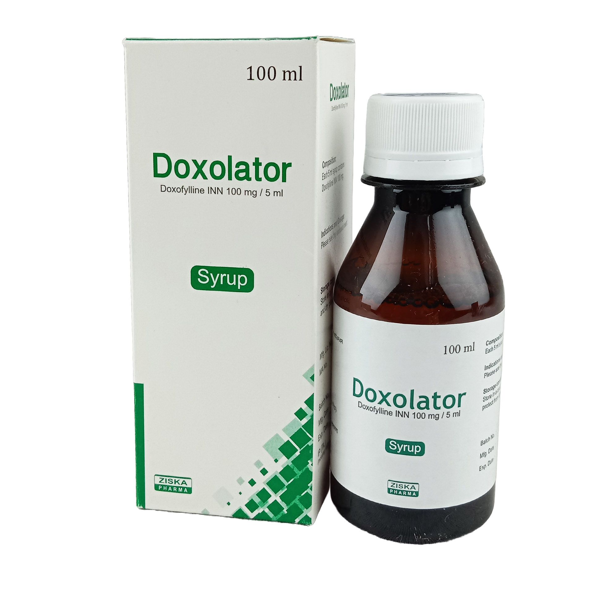 Doxolator 100mg/5ml Syrup