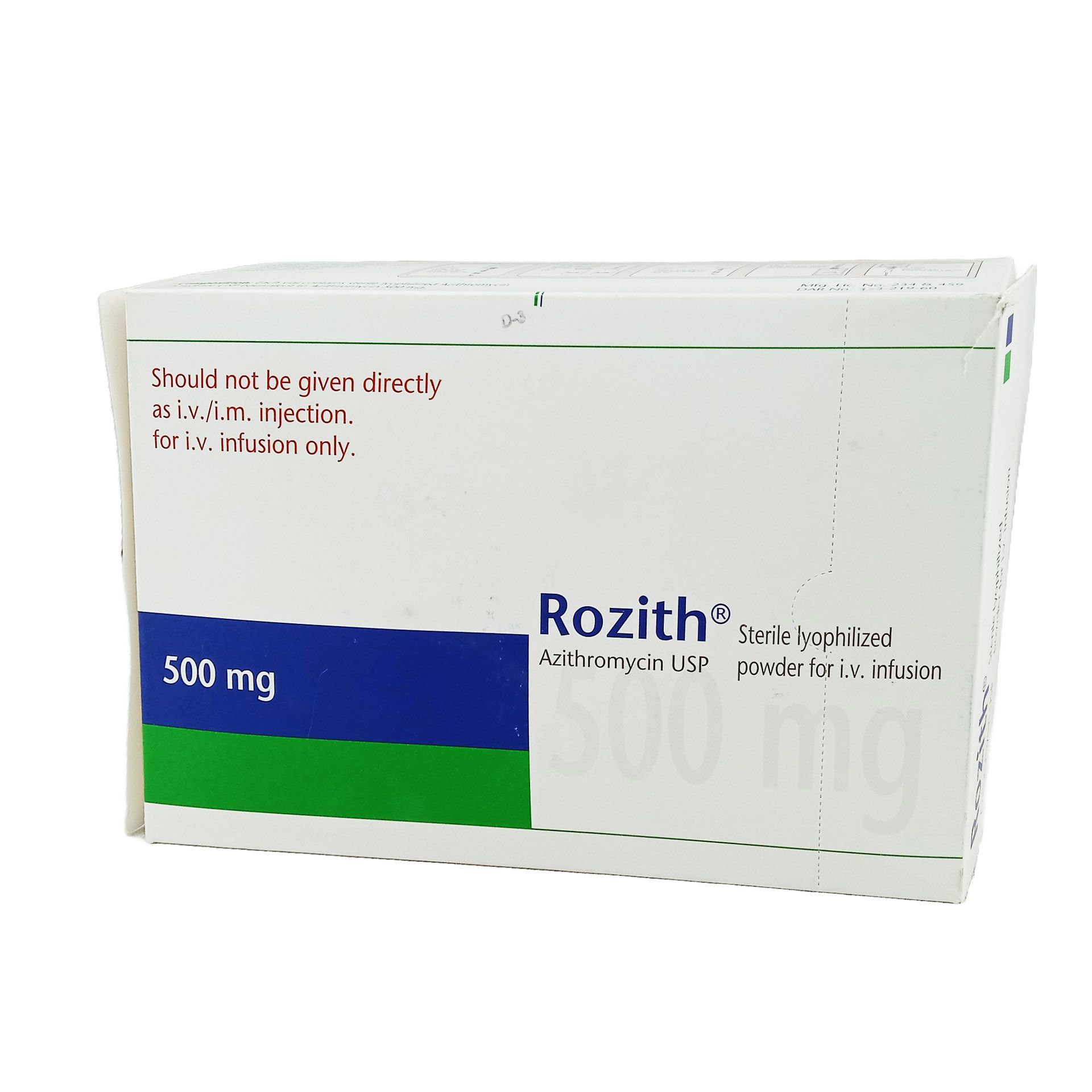 Rozith IV 500mg/vial IV Infusion