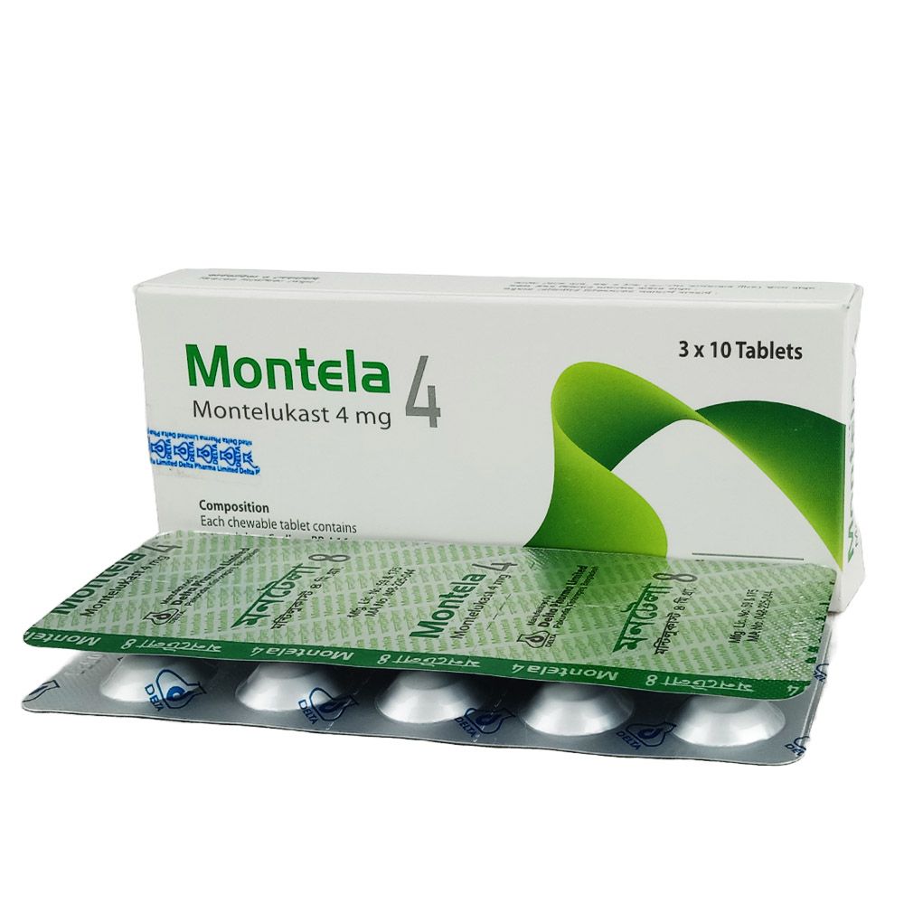 Montela 4mg Tablet