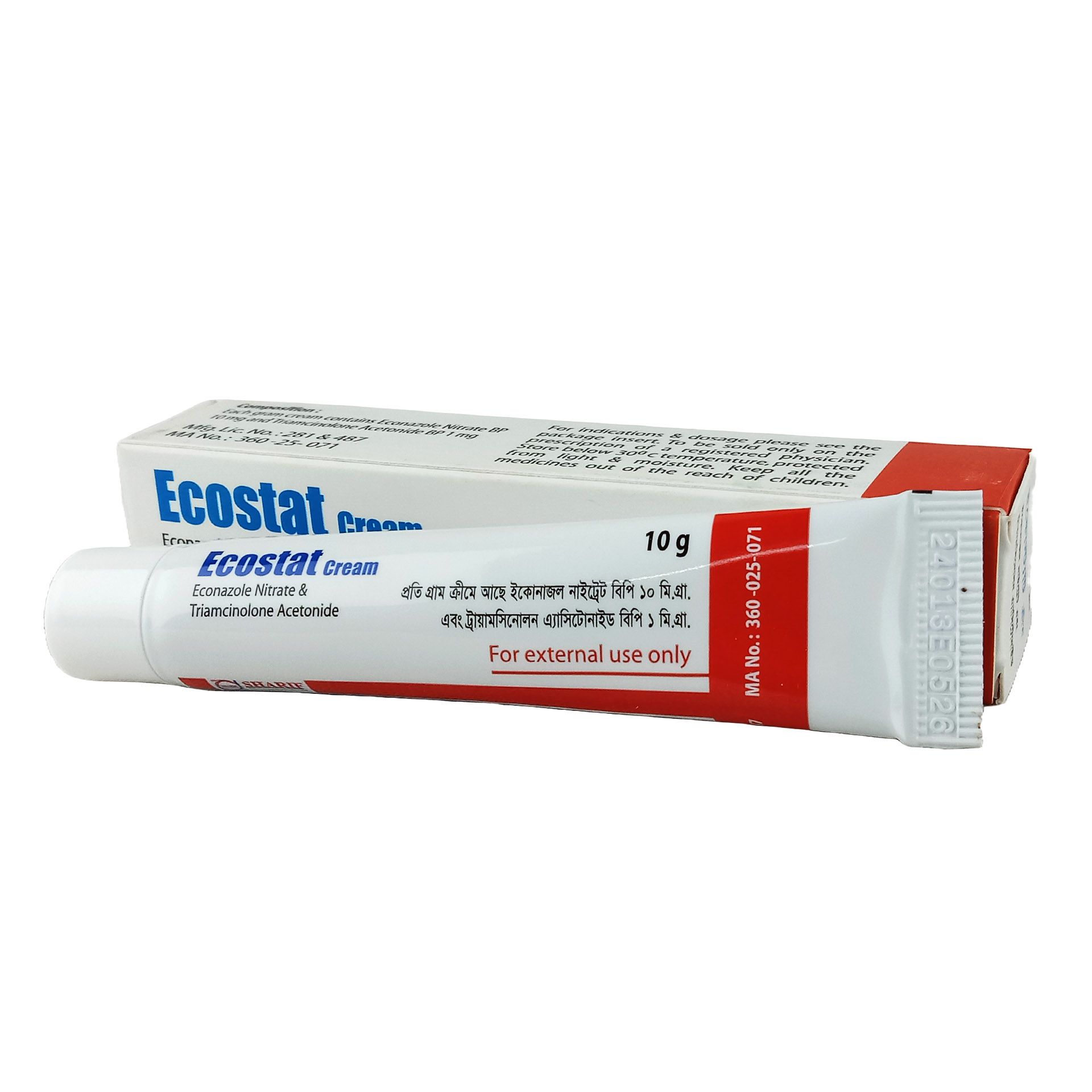 Ecostat 1%+0.1% Cream