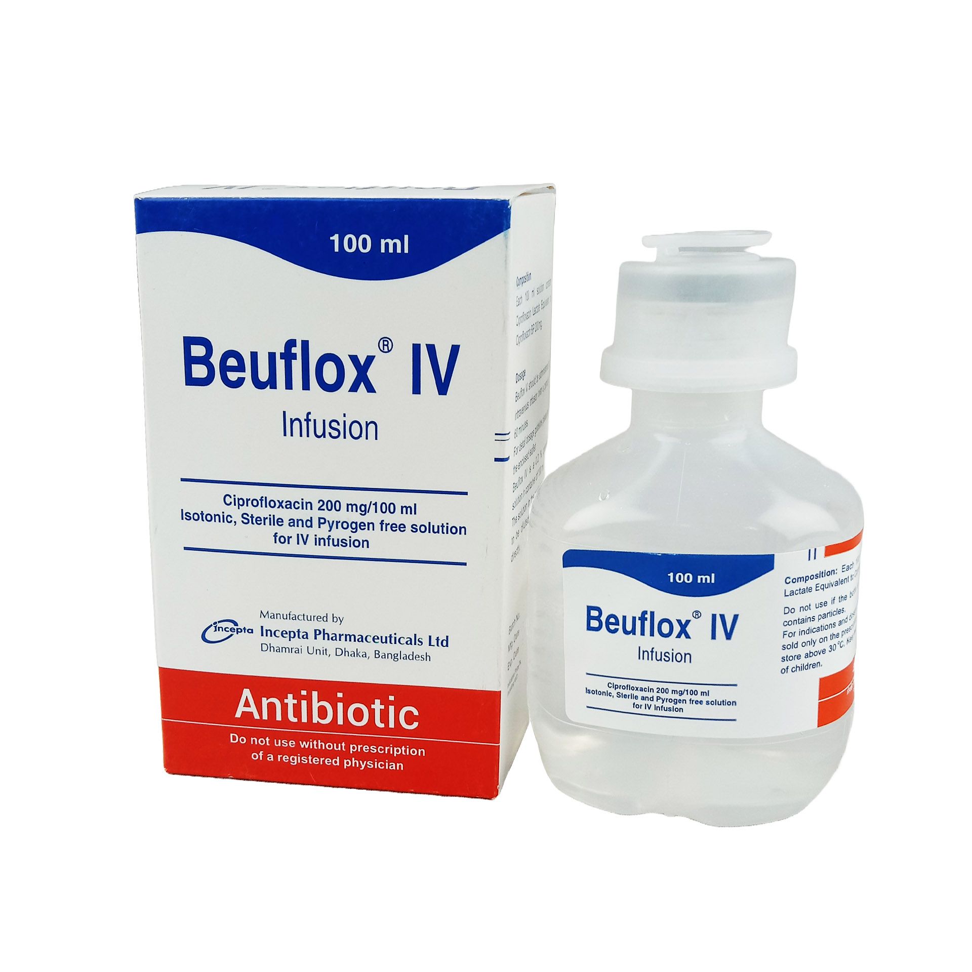 Beuflox IV 200mg/100ml Infusion