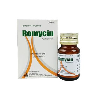 Romycin 20ml Syrup 200mg/5ml Powder for Suspension