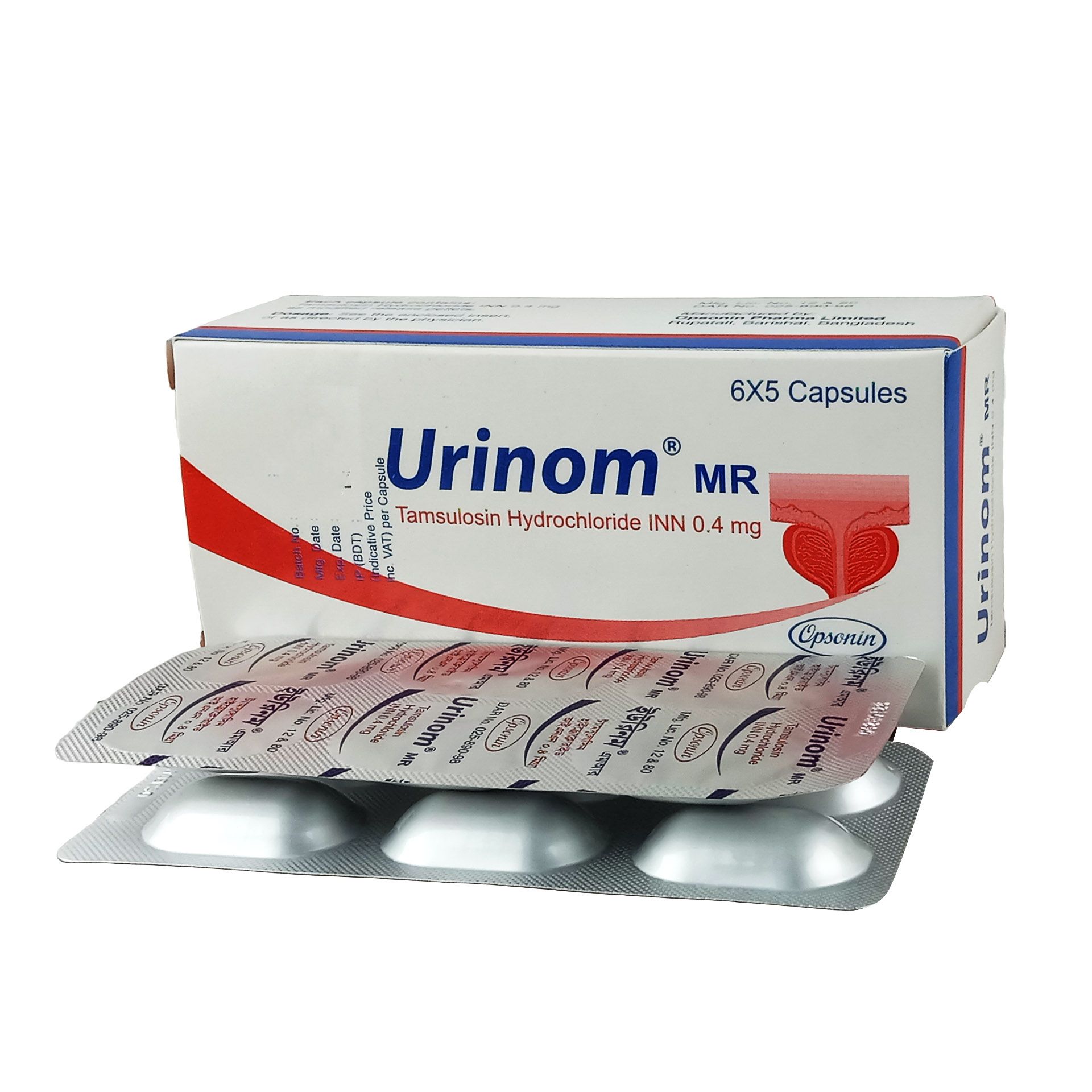 Urinom MR 0.4 0.4mg Capsule