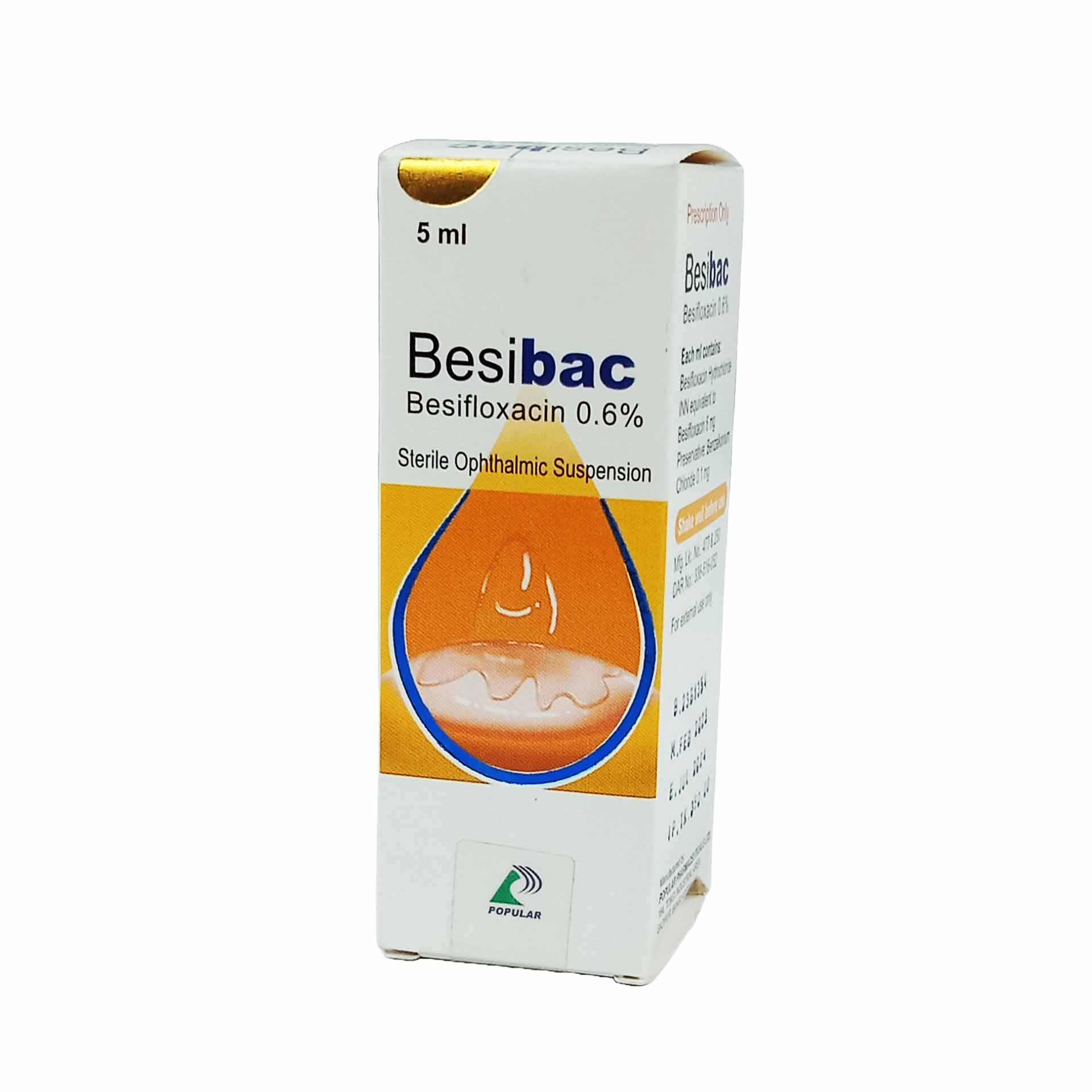 Besibac 0.60% Eye Drop