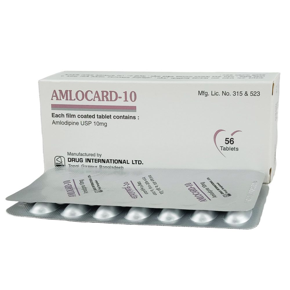 Amlocard 10mg Tablet