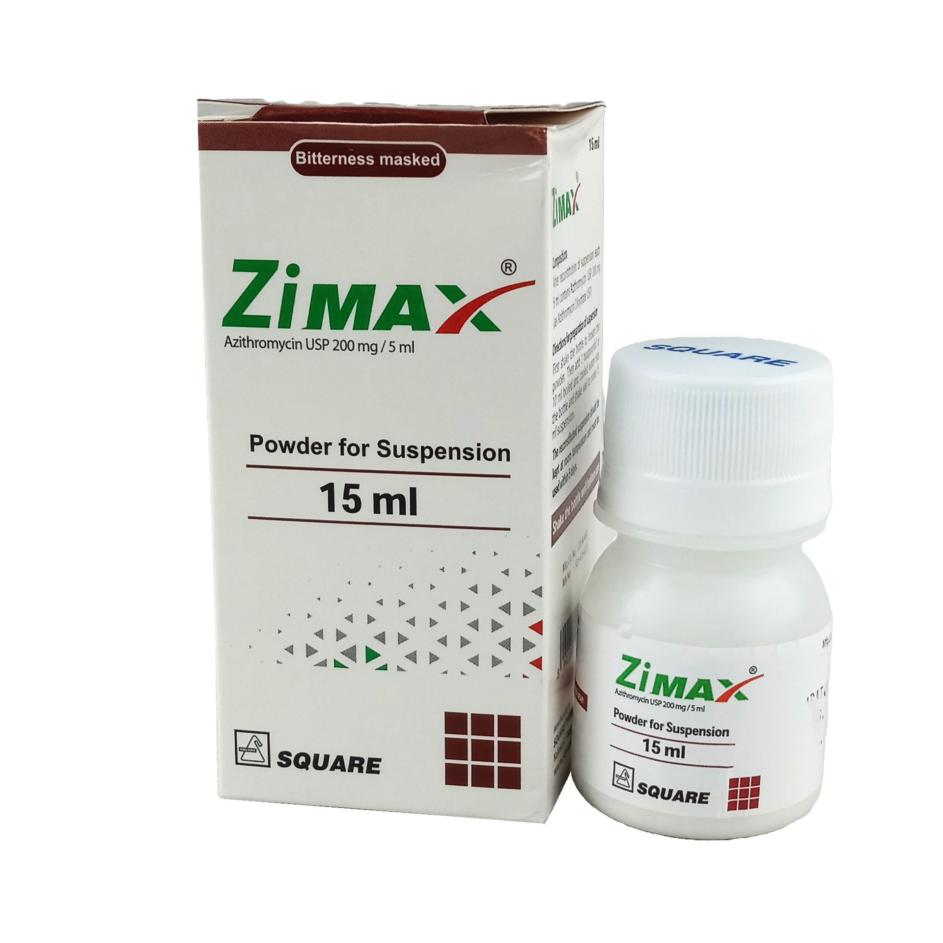 Zimax 15ml 200mg/5ml Powder for Suspension