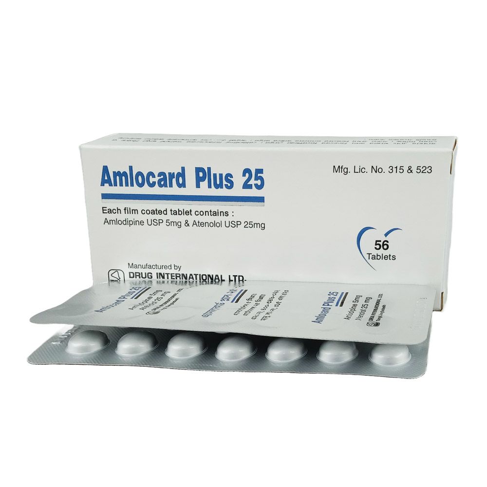 Amlocard Plus 25mg+25mg Tablet