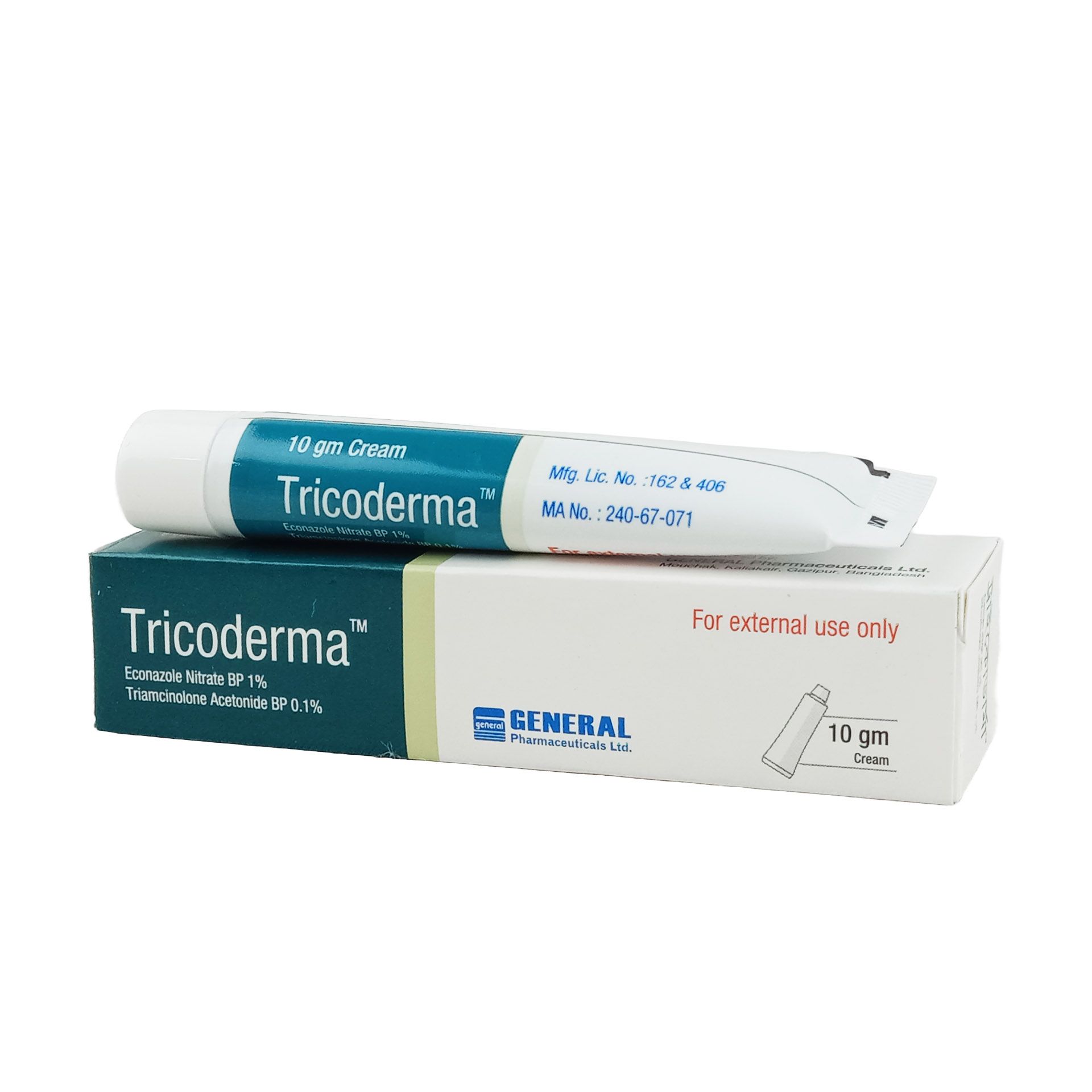 Tricoderma 1%+0.1% Cream
