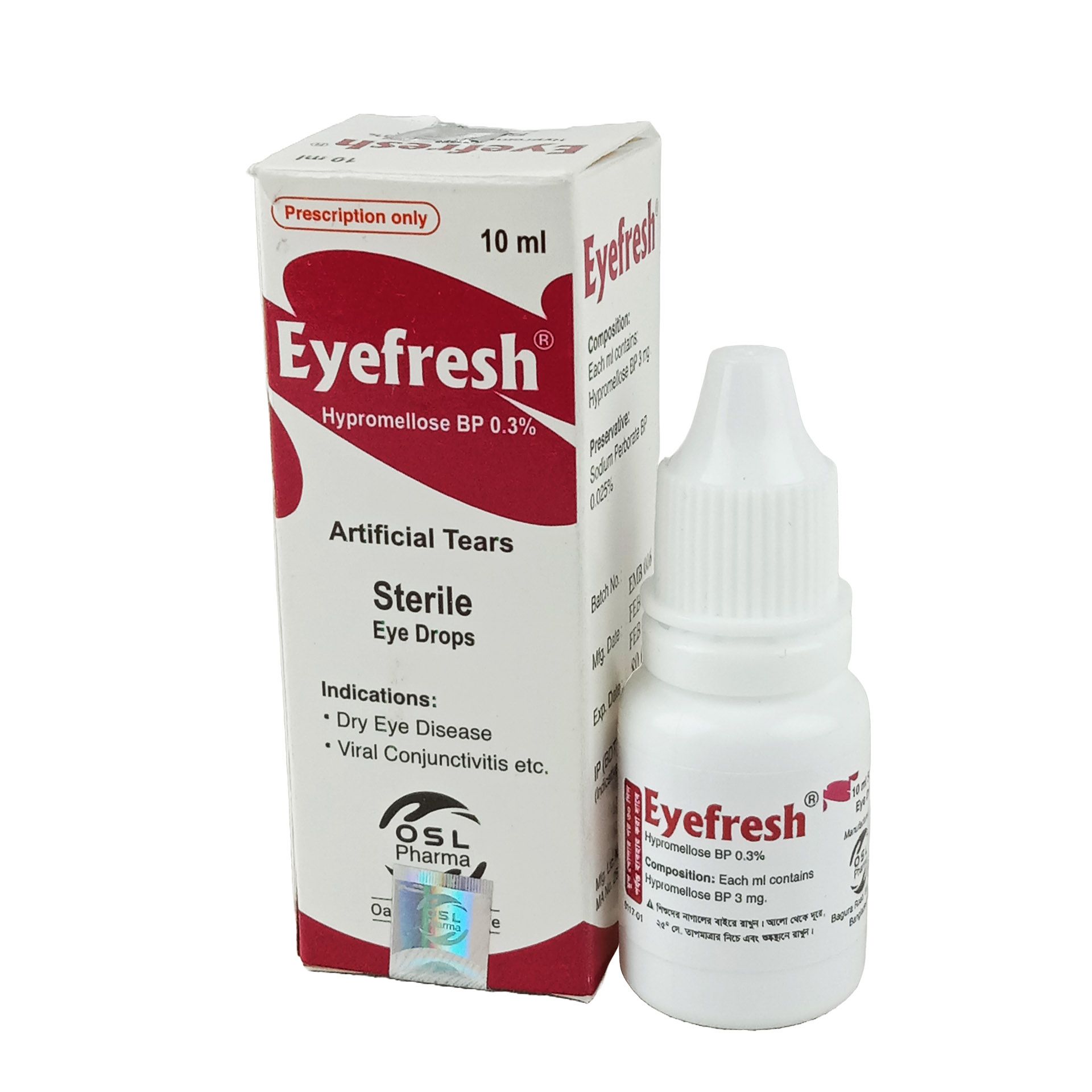 Eyefresh 0.3% 0.30% Eye Drop