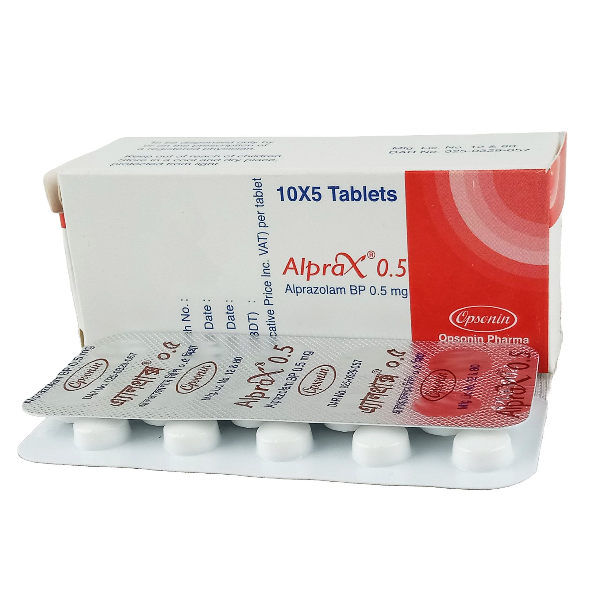 Alprax 0.5 0.5mg Tablet
