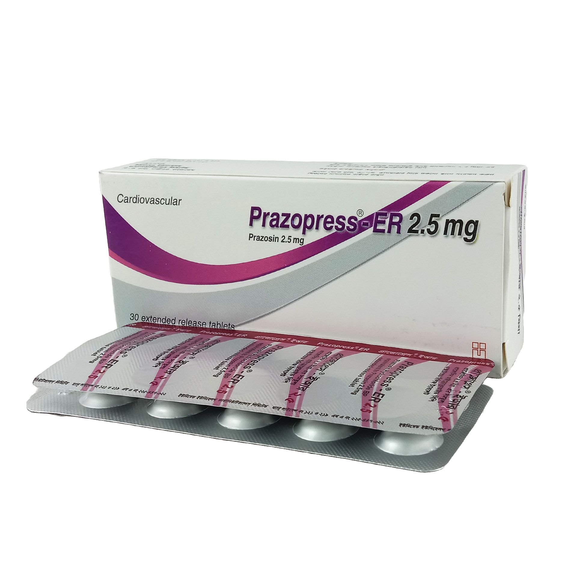 Prazopress ER 2.5 2.5mg Tablet
