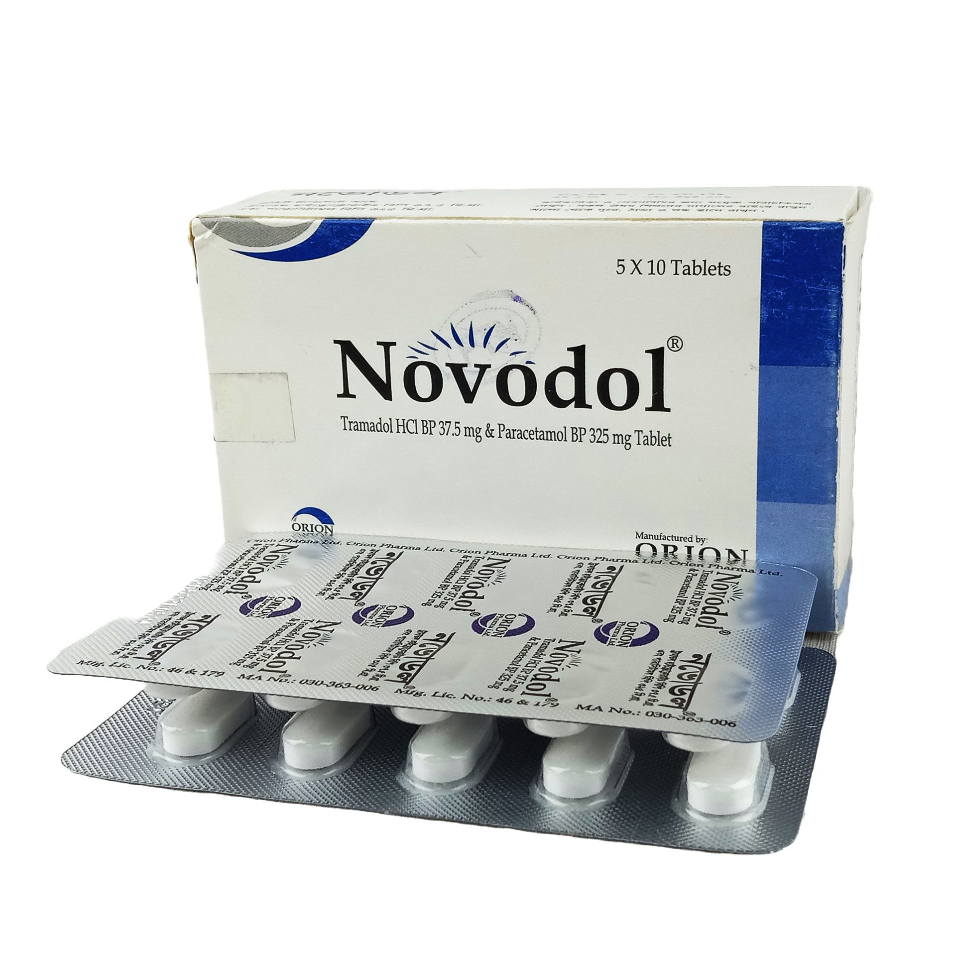 Novodol 325mg+37.5mg Tablet
