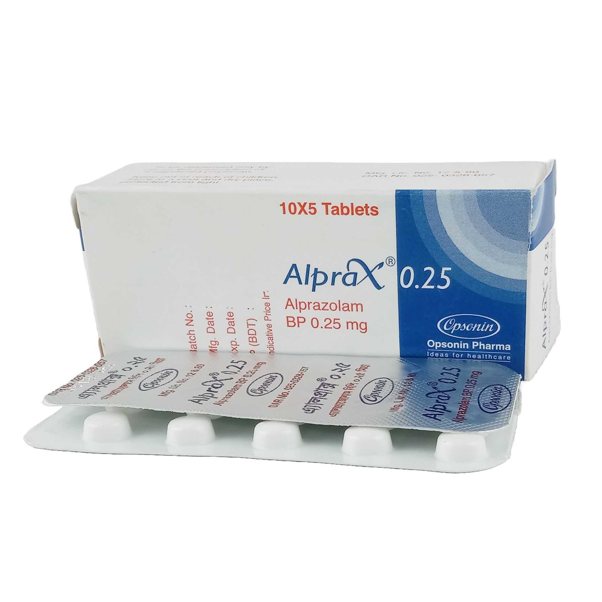 Alprax 0.25 0.25mg Tablet