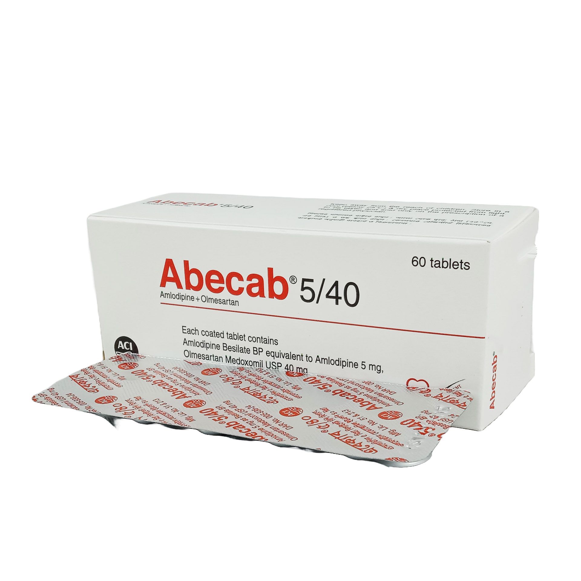 Abecab 5/40 5mg+40mg Tablet