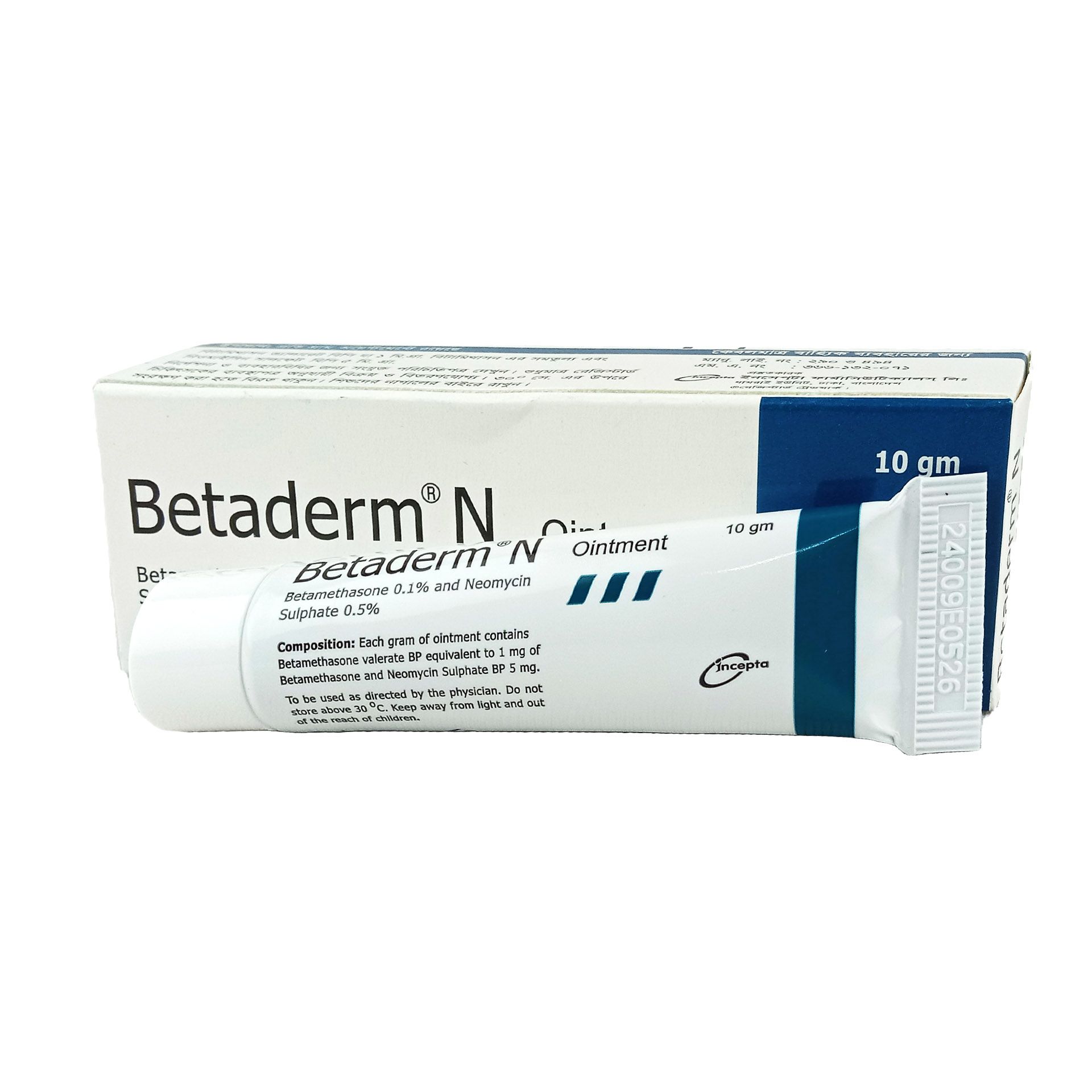 Betaderm N 0.1%+0.5% Ointment