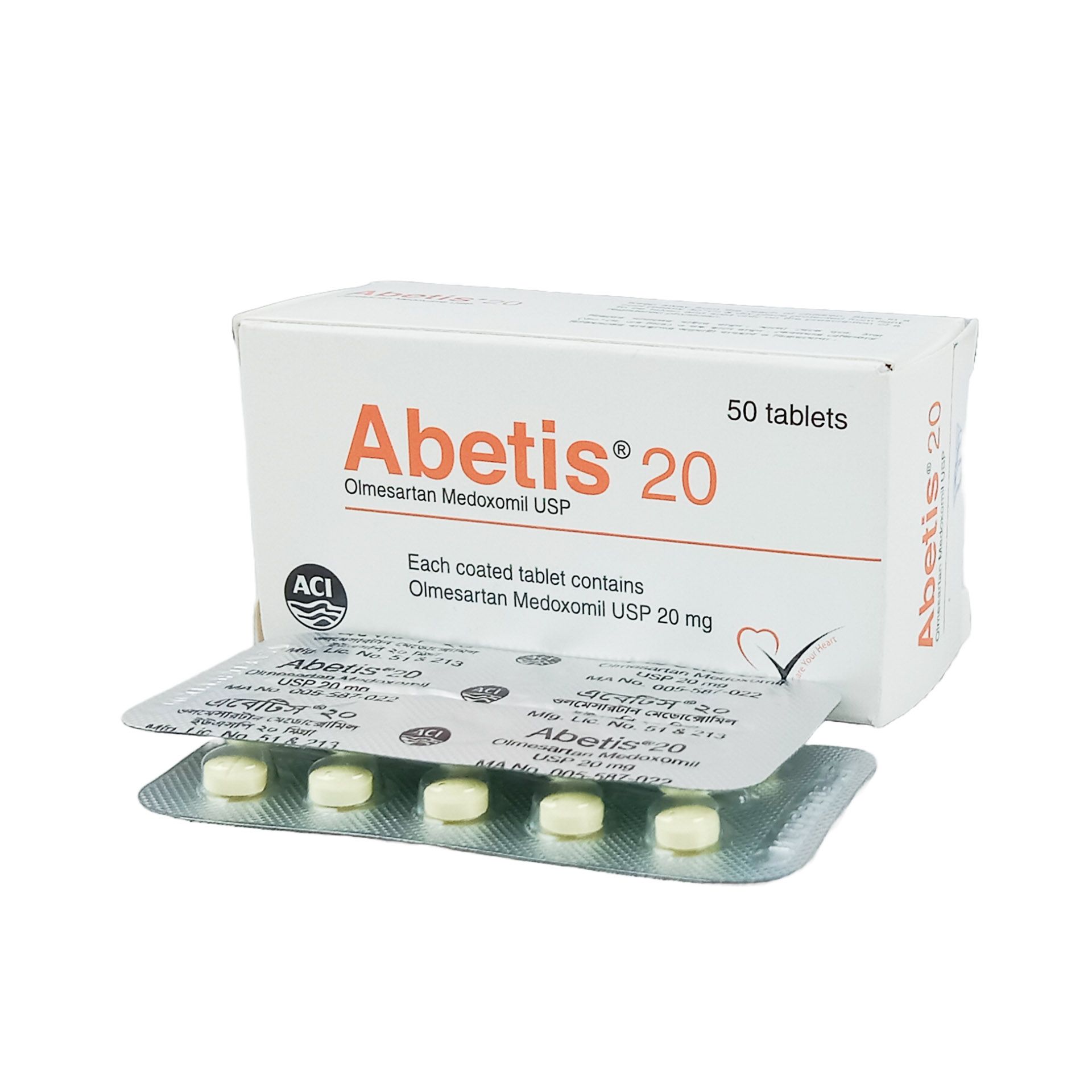 Abetis 20mg Tablet