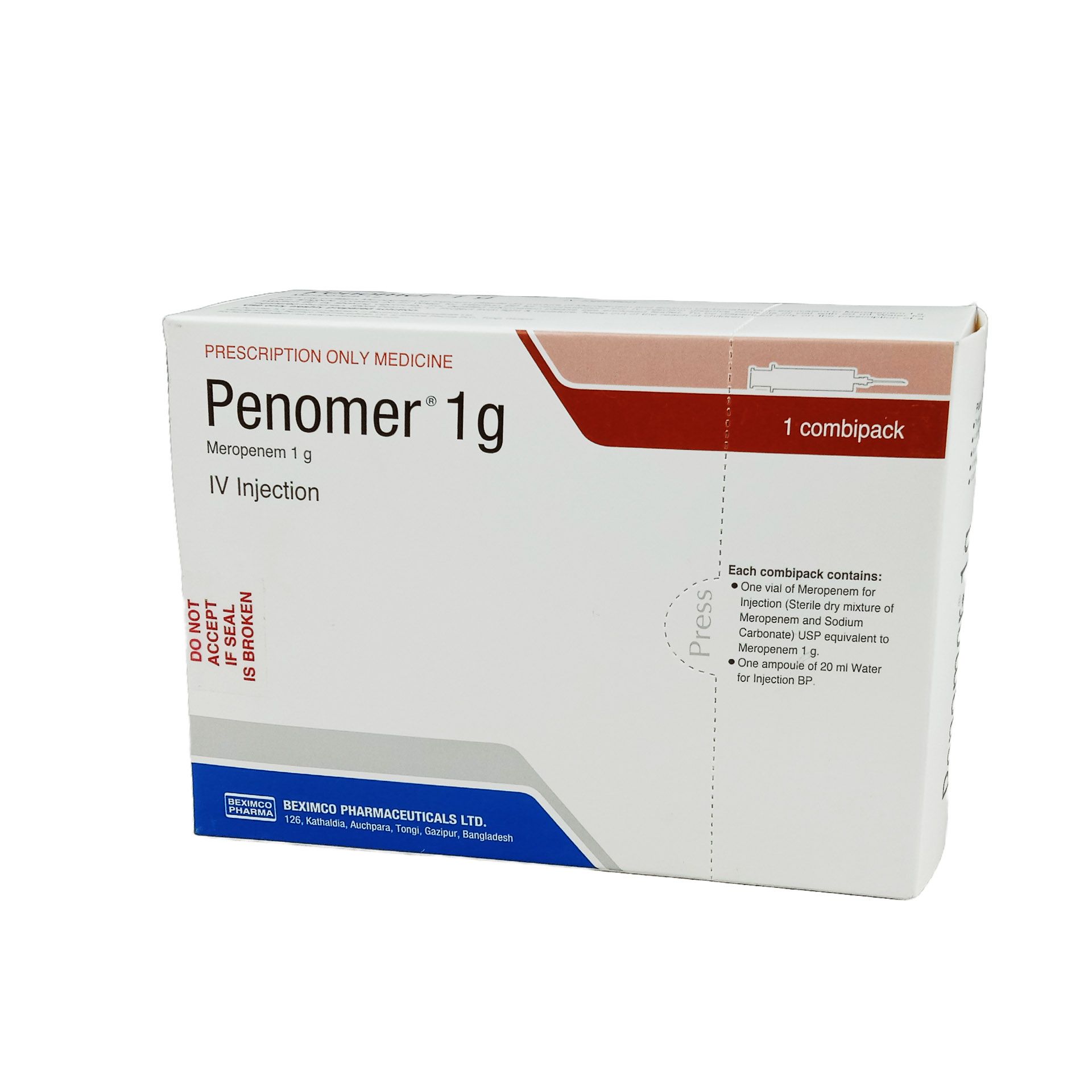Penomer 1gm IV 1gm/vial Injection