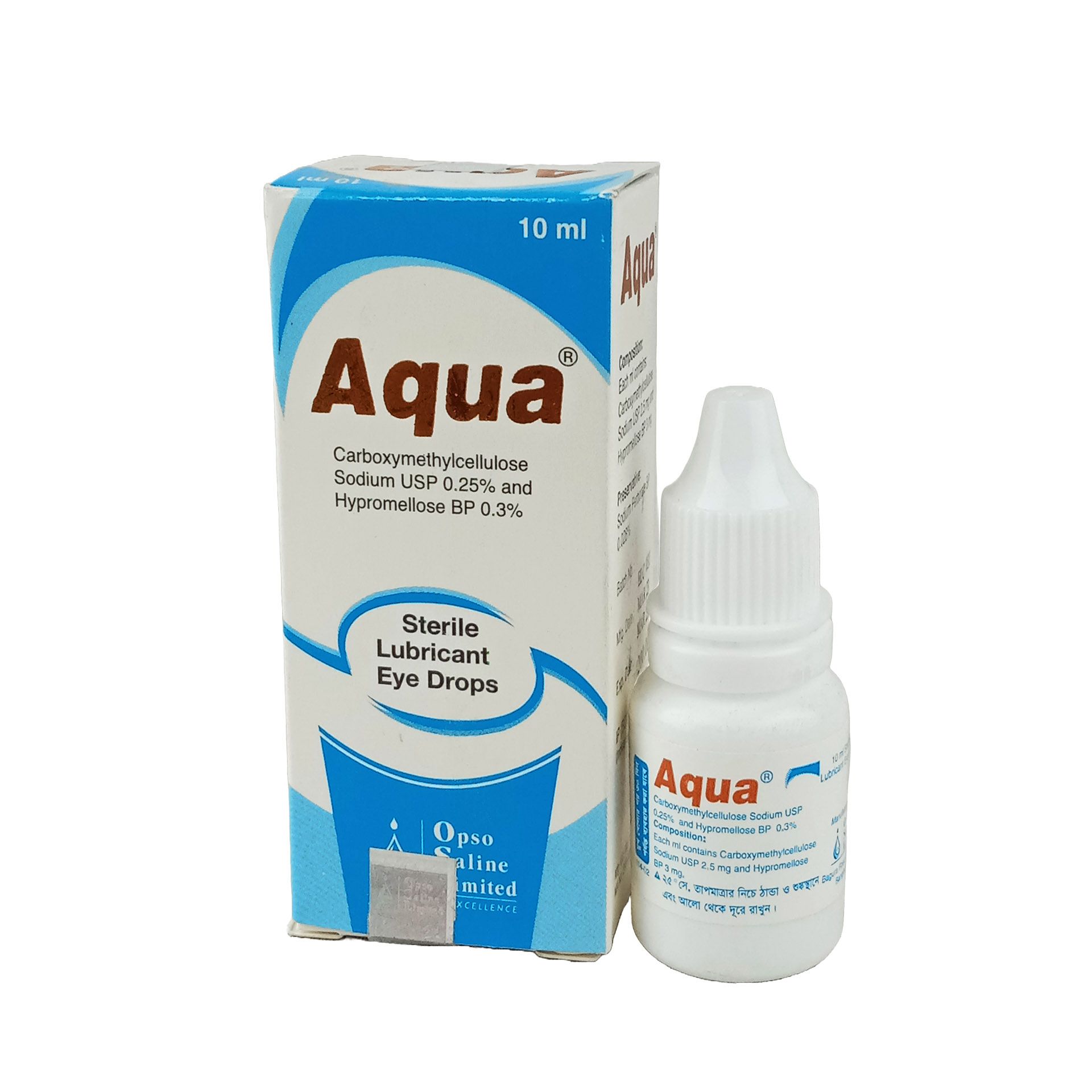 Aqua 250mg+300mg/100ml Eye Drop