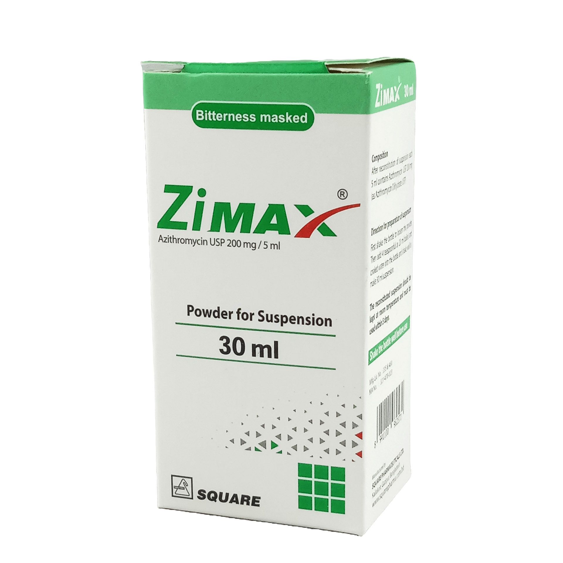 Zimax 30ml 200mg/5ml Powder for Suspension