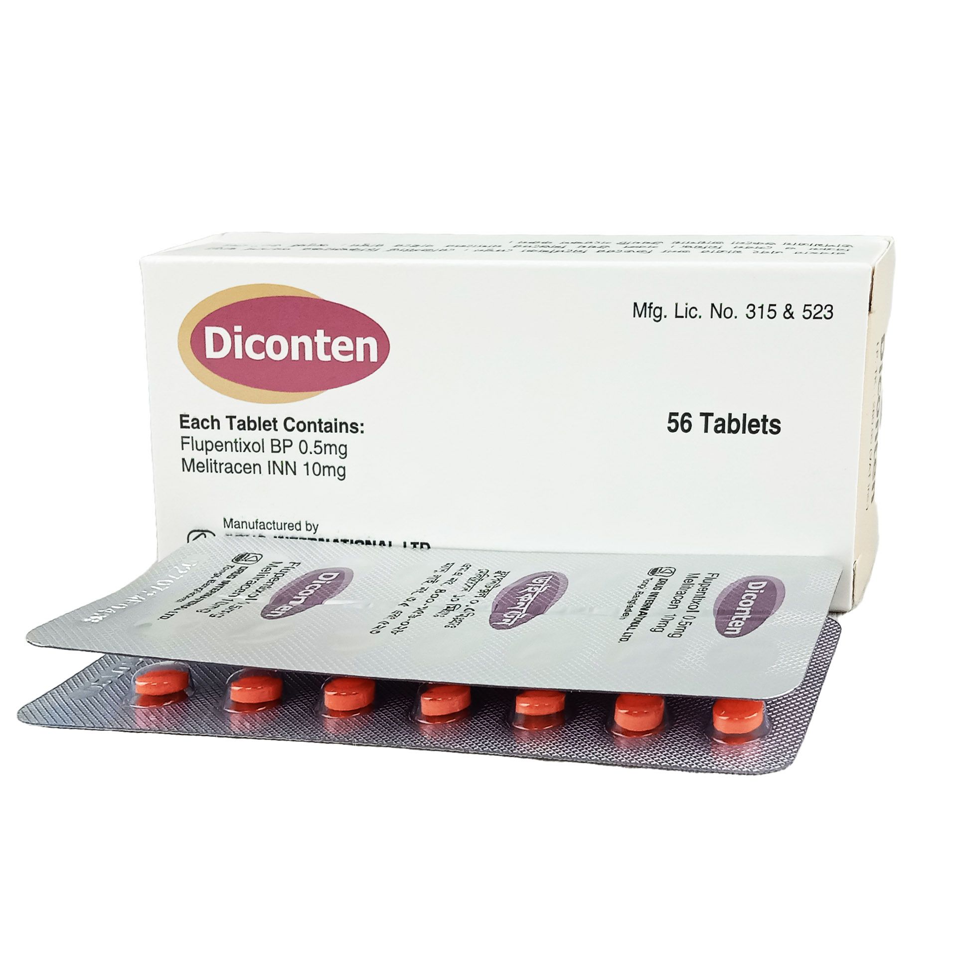 Diconten 500mcg+10mg Tablet