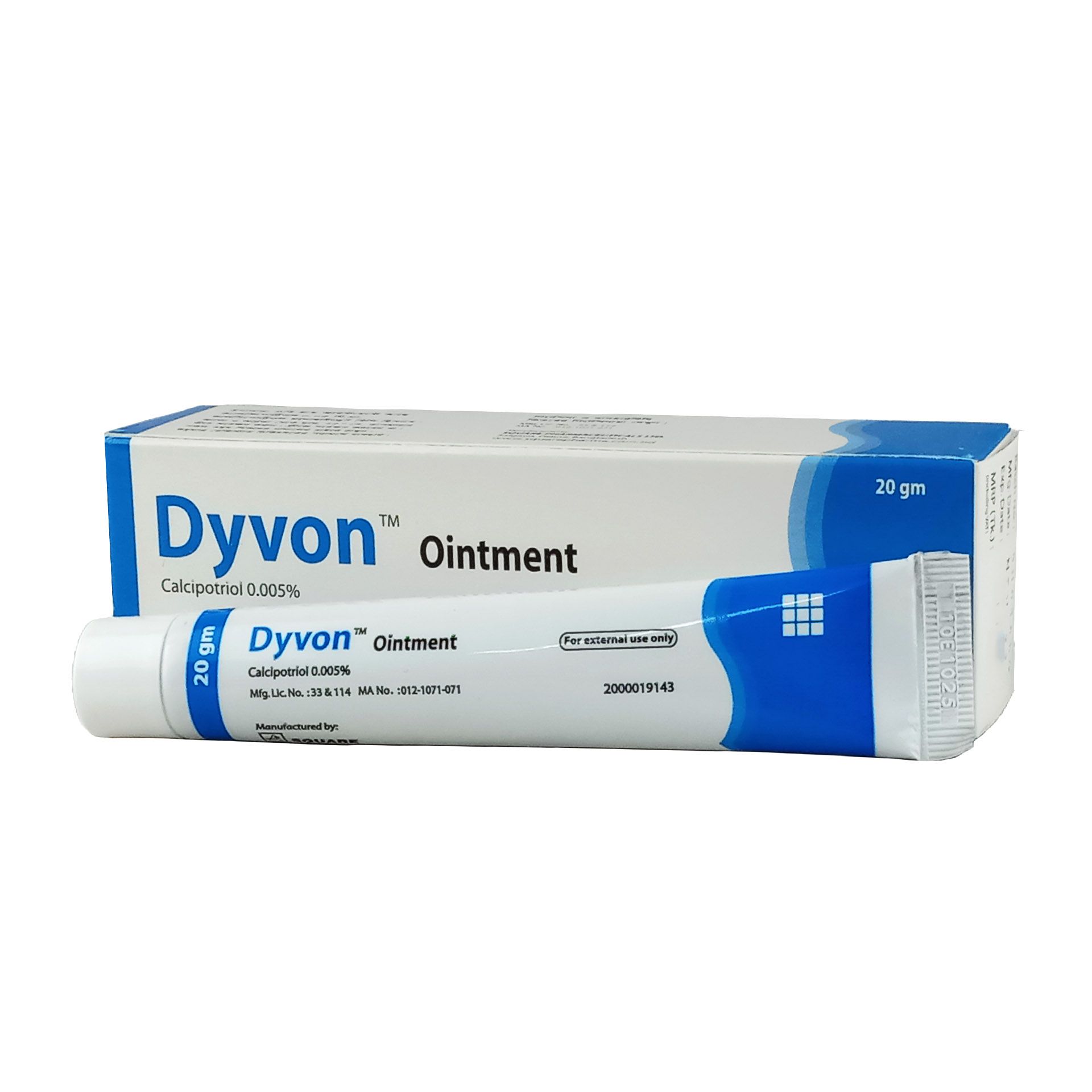 Dyvon Ointment 50mcg/gm Ointment