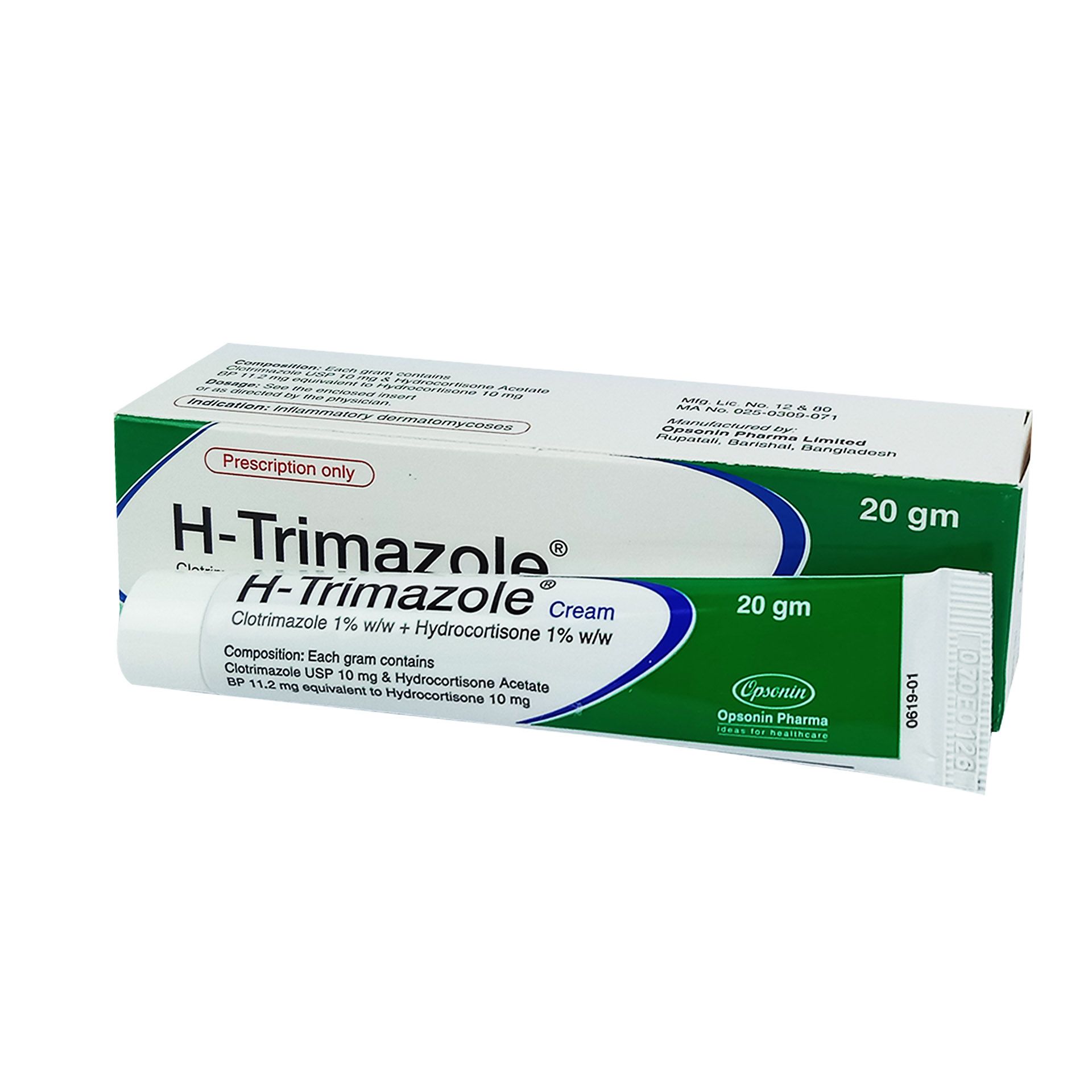 H-Trimazole 1%+1% Cream