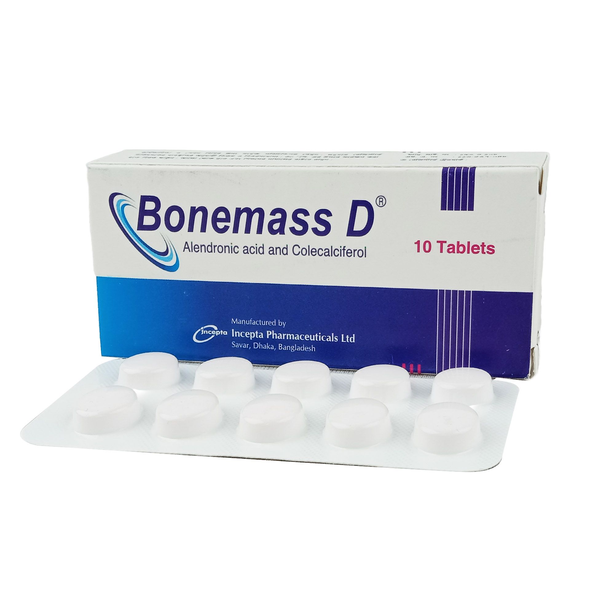 Bonemass D 70mg+2800IU Tablet