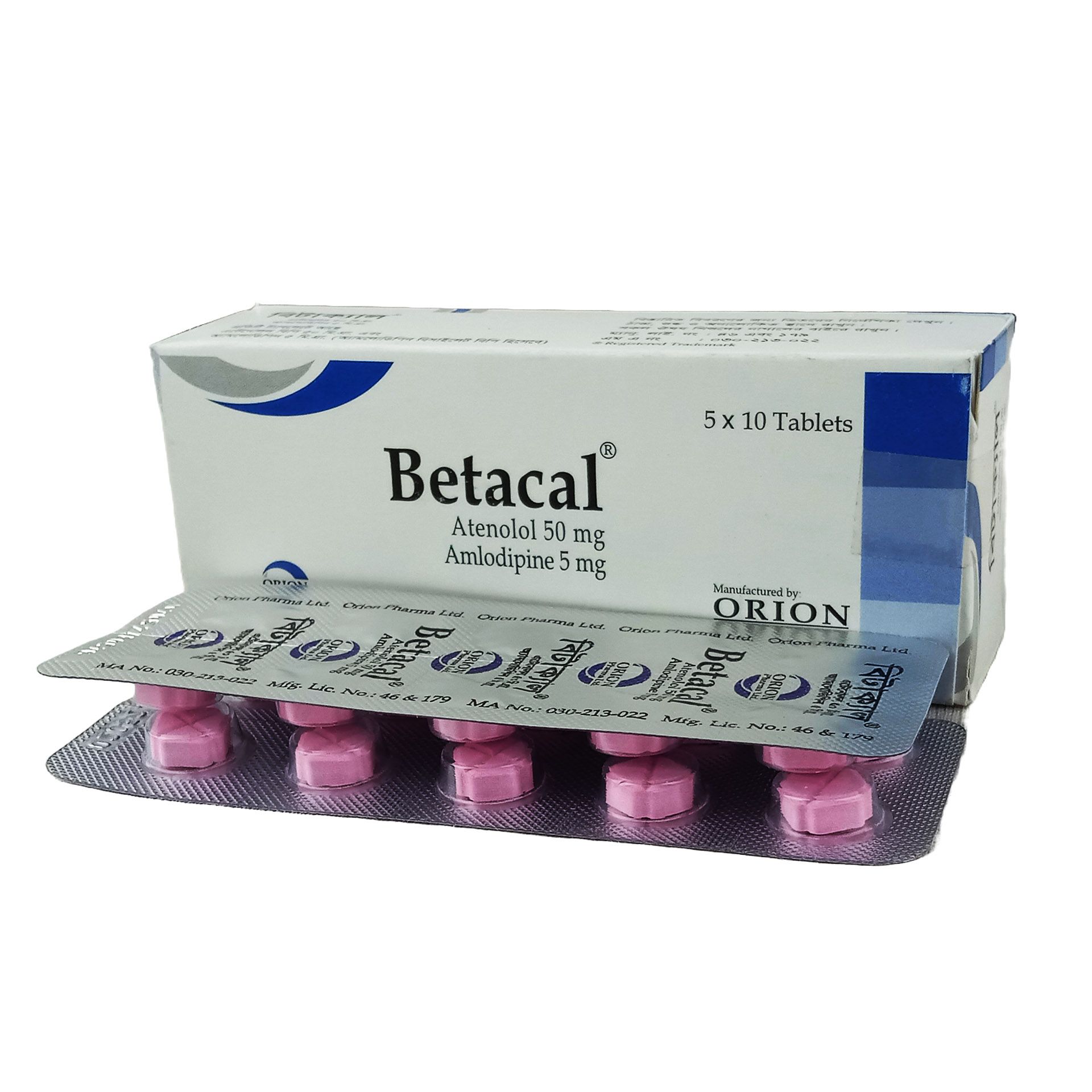Betacal 5/50 5mg+50mg Tablet