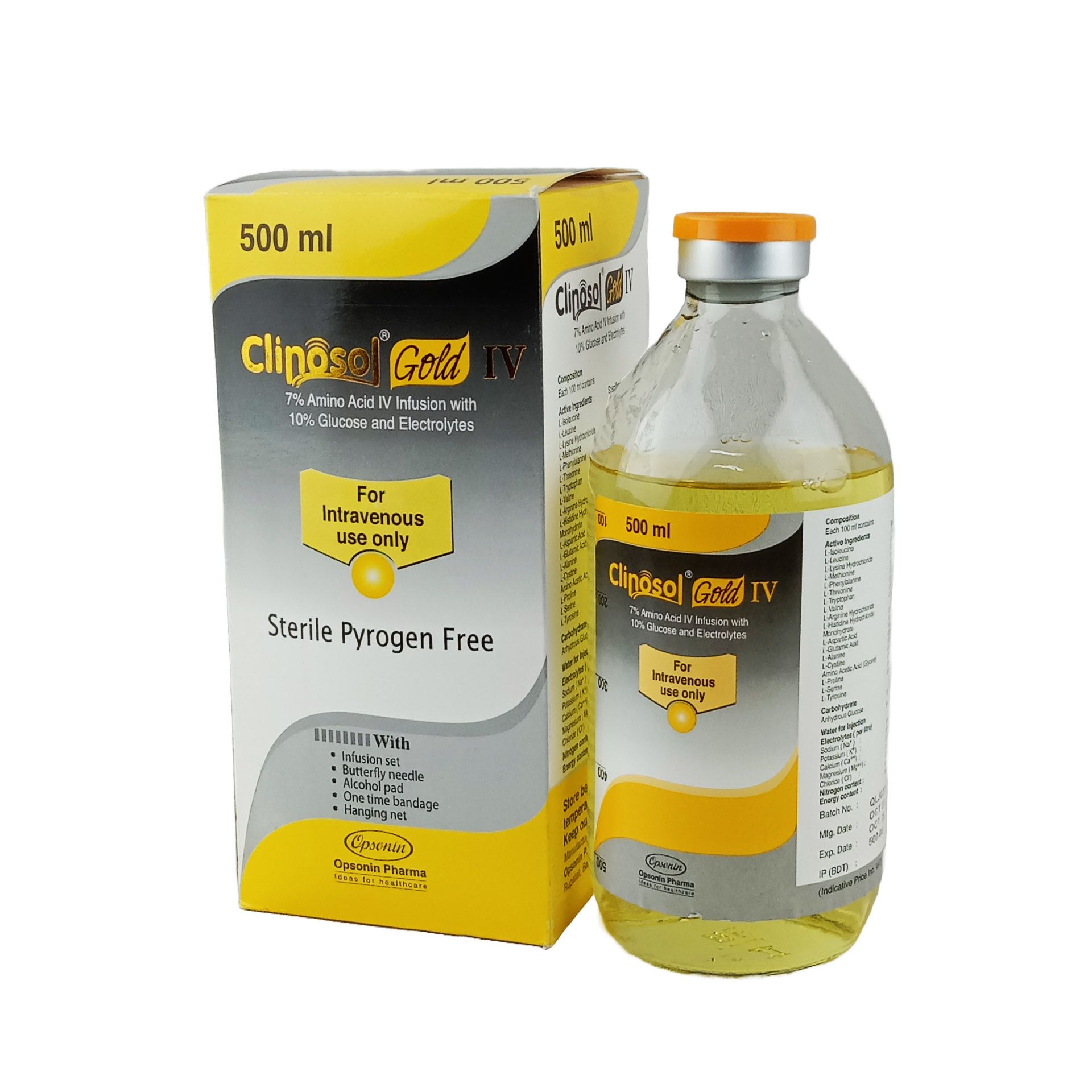 Clinosol Gold 7%+10% Infusion