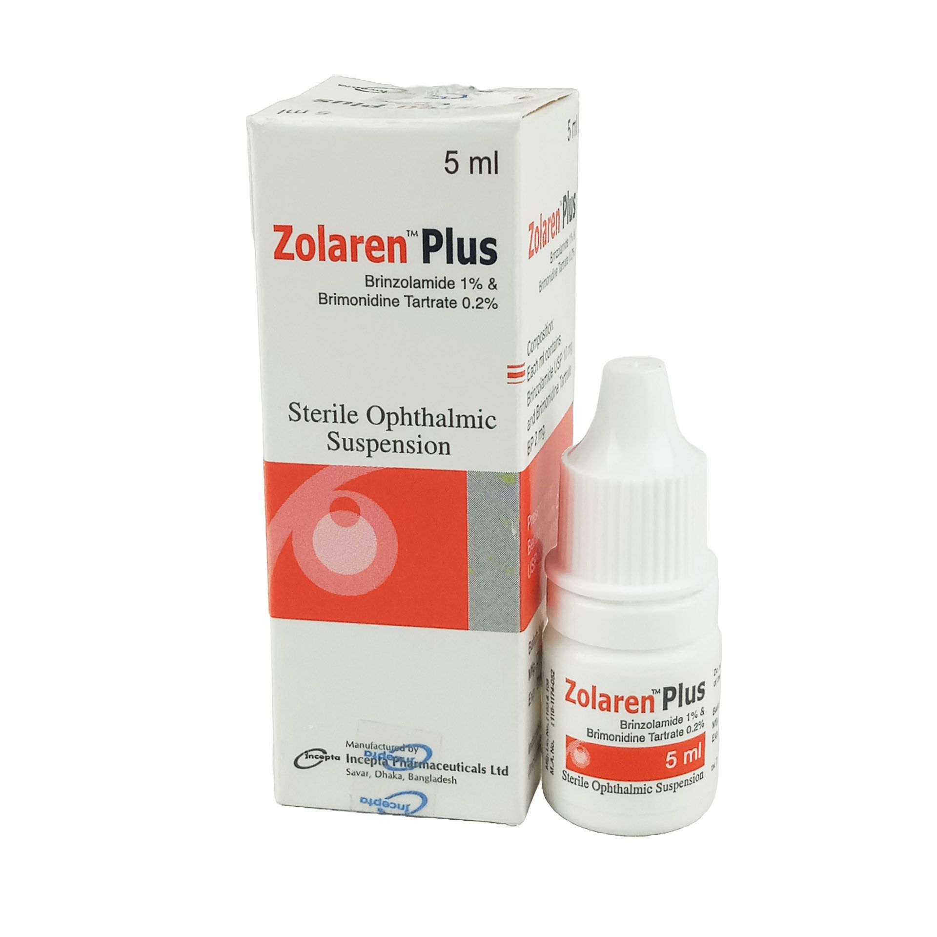 Zolaren Plus 1%+0.2% Eye Drop