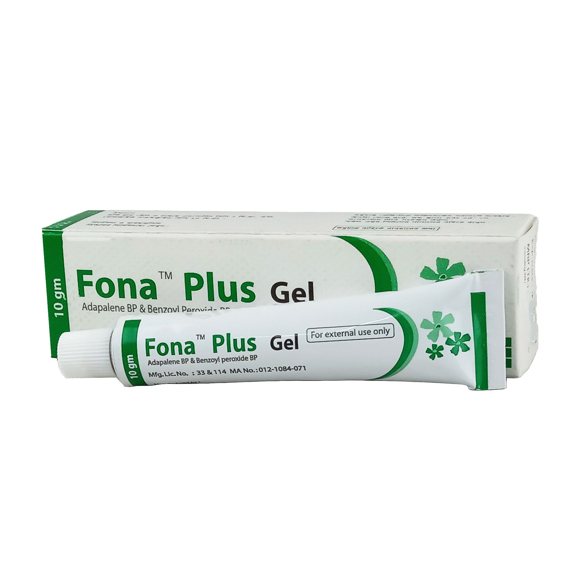 Fona Plus Gel 0.1% + 2.5% Gel