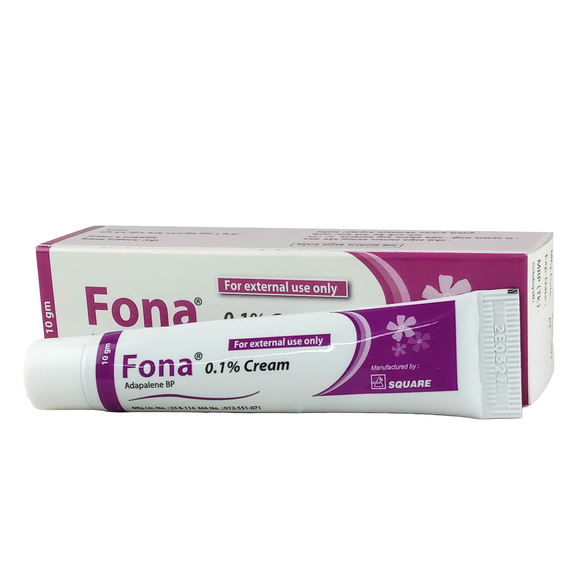 Fona Cream 0.10% Cream