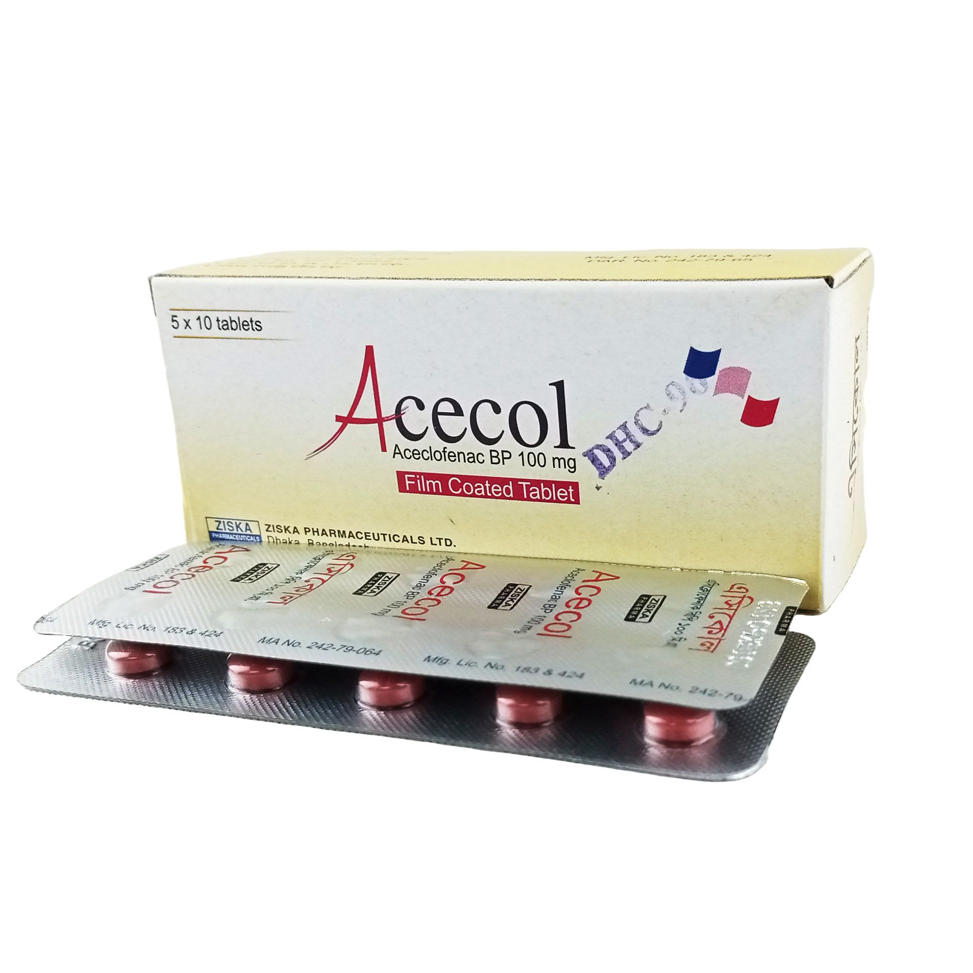 Acecol 100mg Tablet