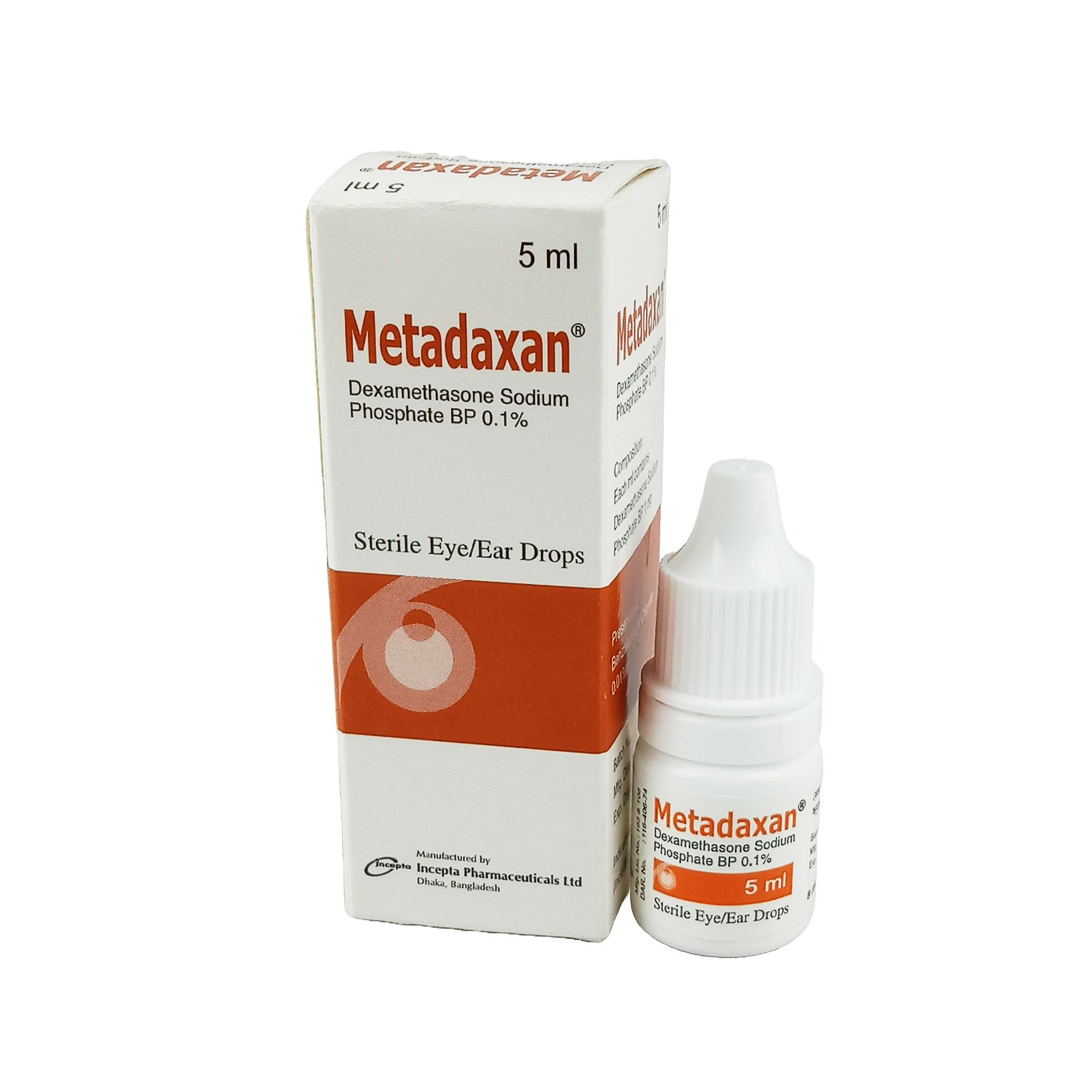 Metadaxan 0.10% Eye/Ear Drops
