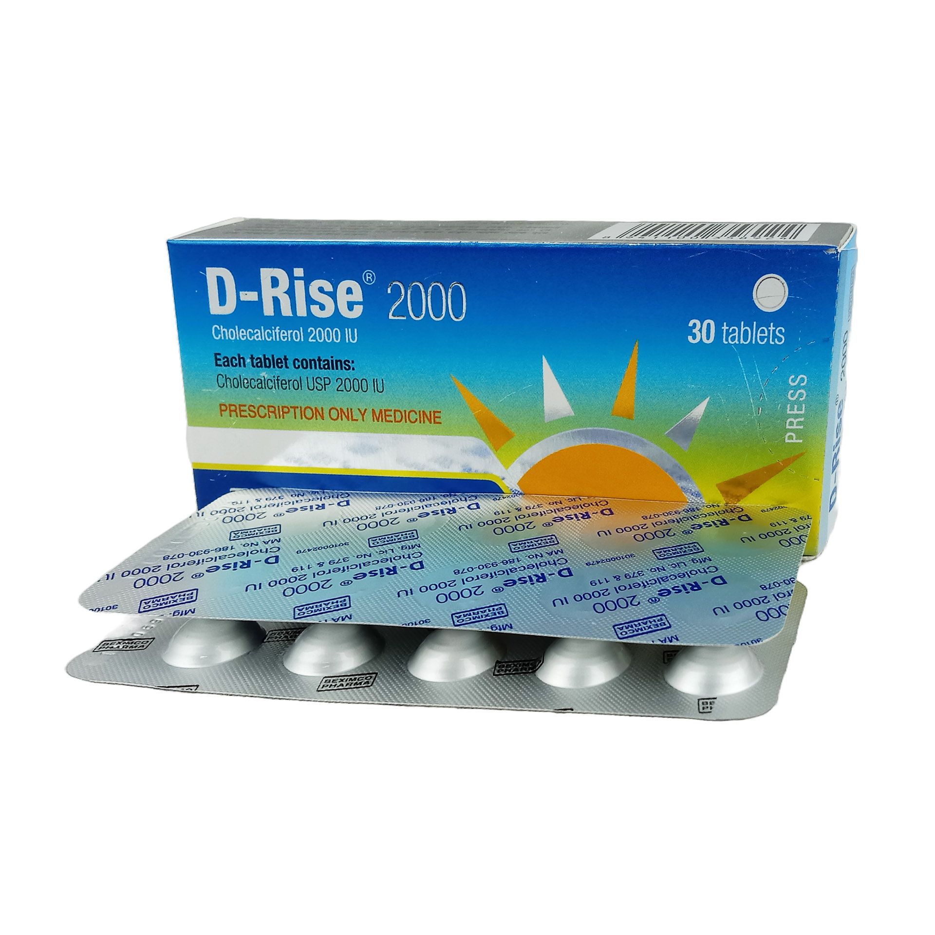 D-Rise 2000 2000IU Tablet