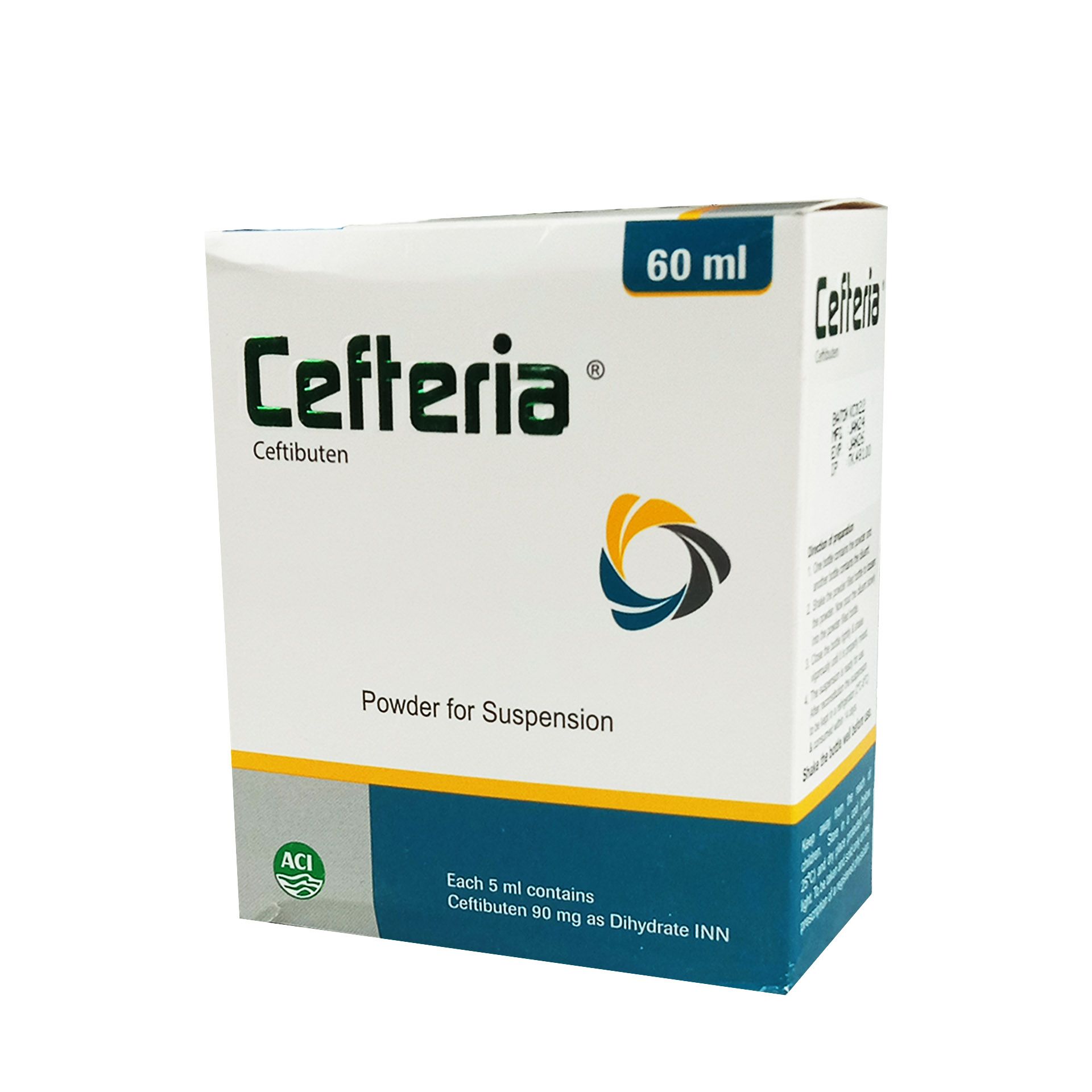 Cefteria 90mg/5ml Powder for Suspension